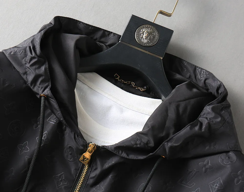 Monogram Embossed Hooded Windbreaker Jacket D35023336 — view 5