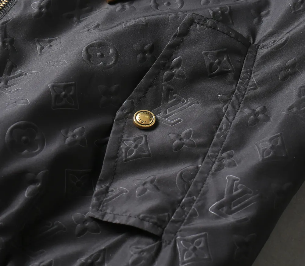 Monogram Embossed Hooded Windbreaker Jacket D35023336 — view 9