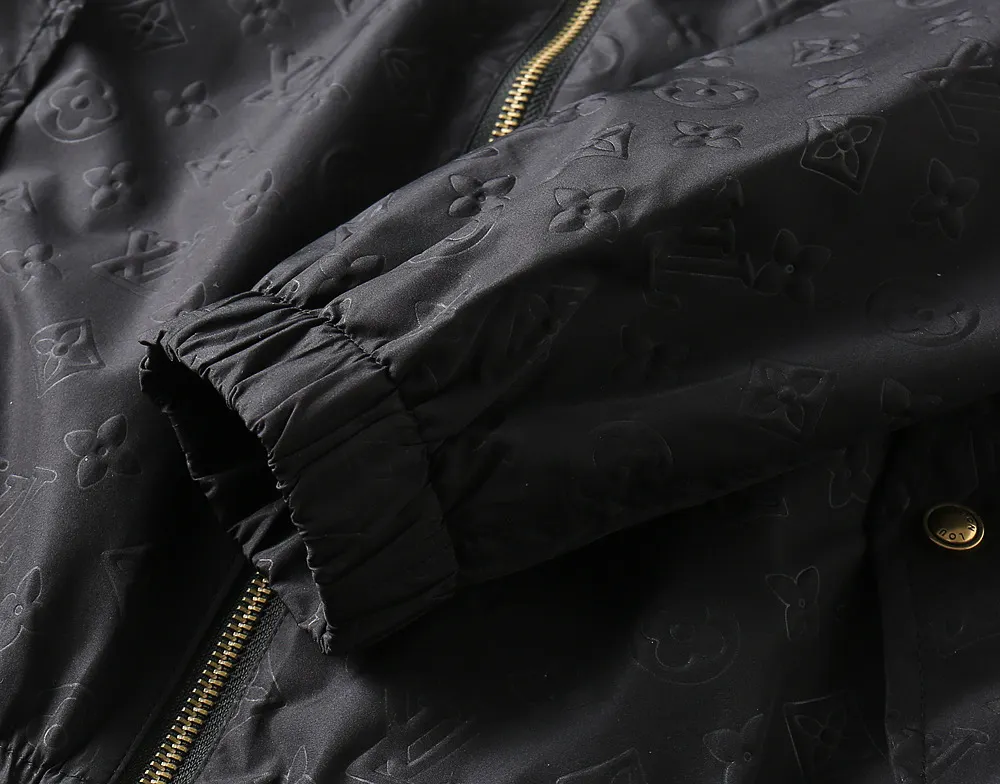 Monogram Embossed Hooded Windbreaker Jacket D35023336 — view 11