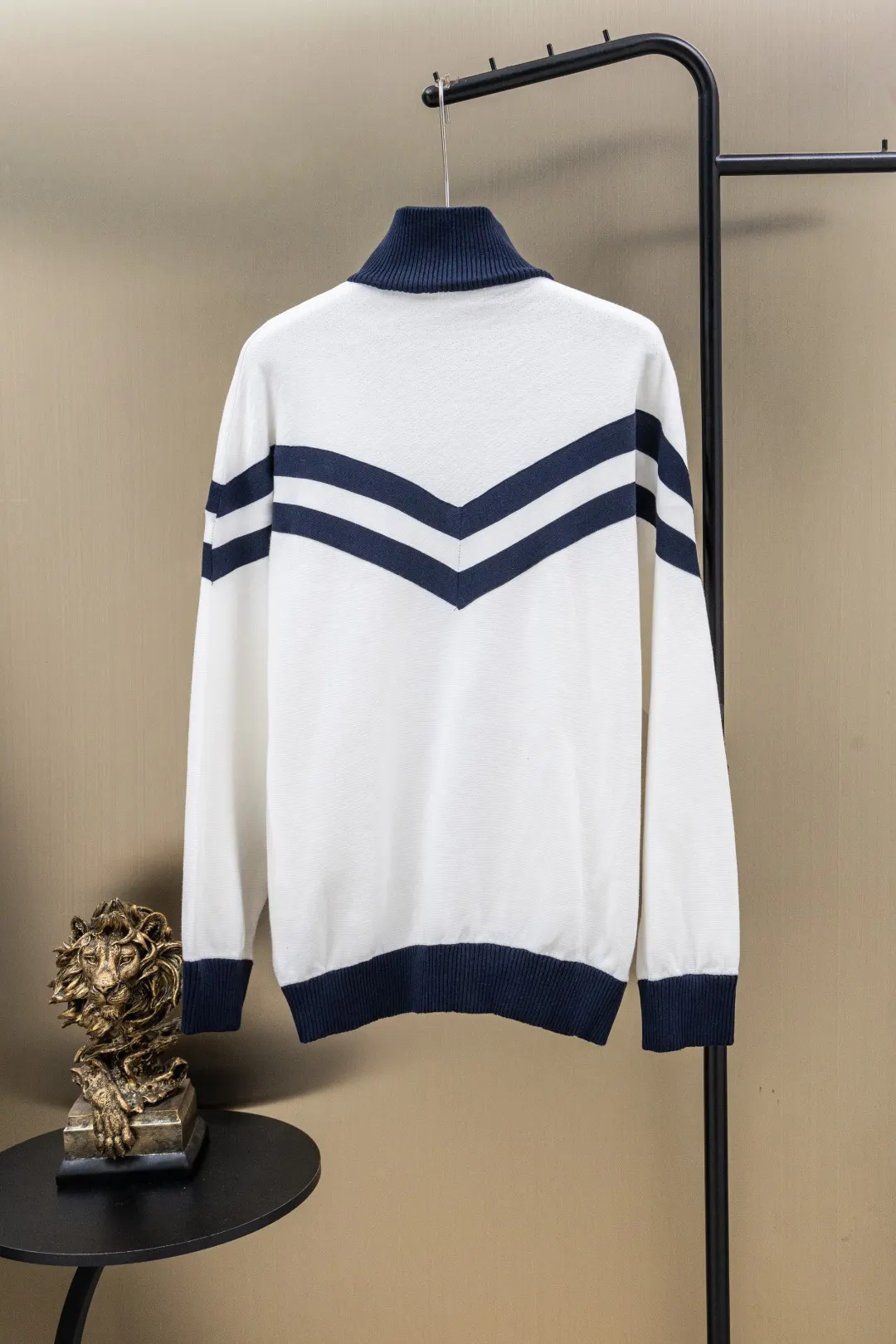 Nautical Knit Zip-Up Cardigan D35023436 — view 2