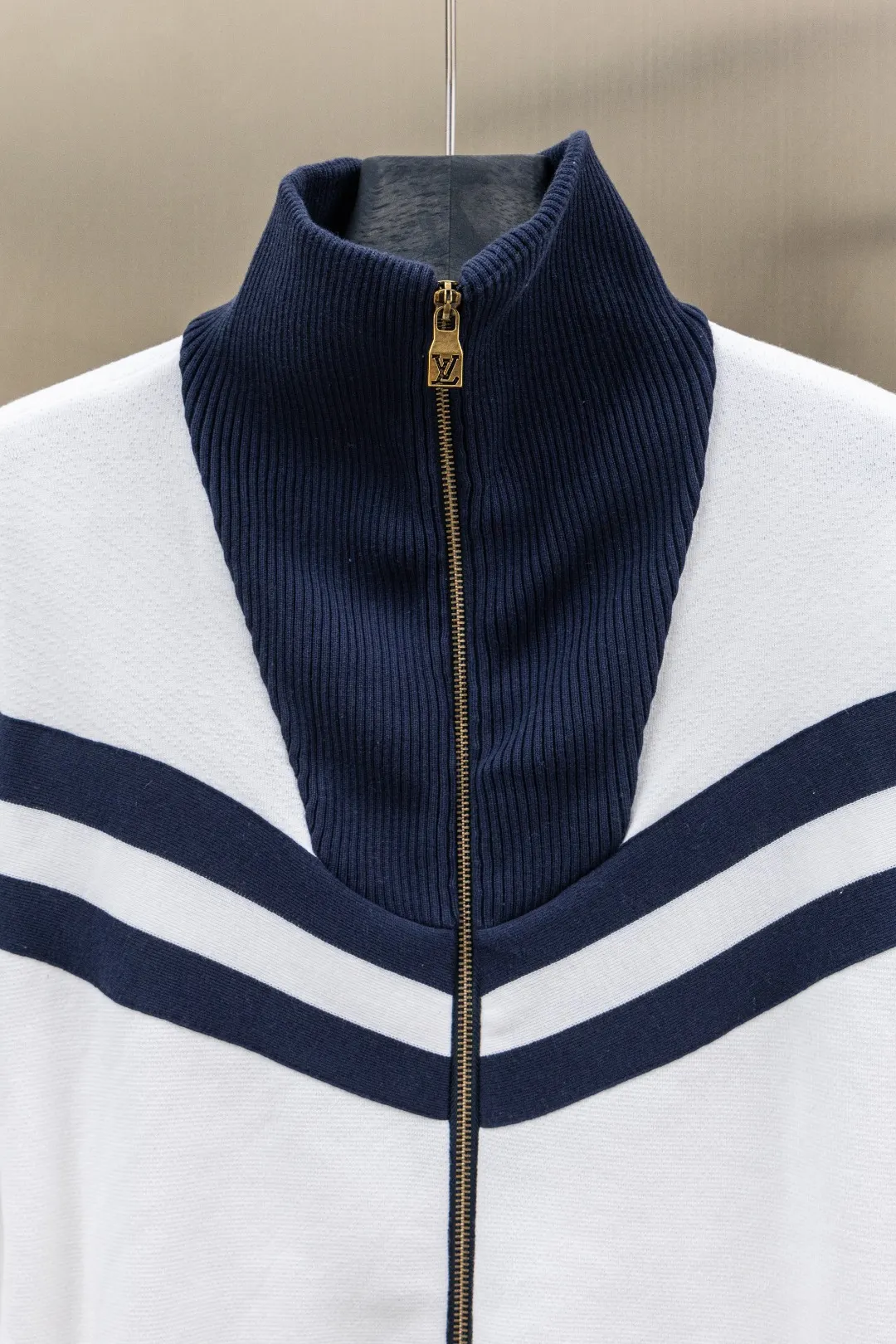 Nautical Knit Zip-Up Cardigan D35023436 — view 3