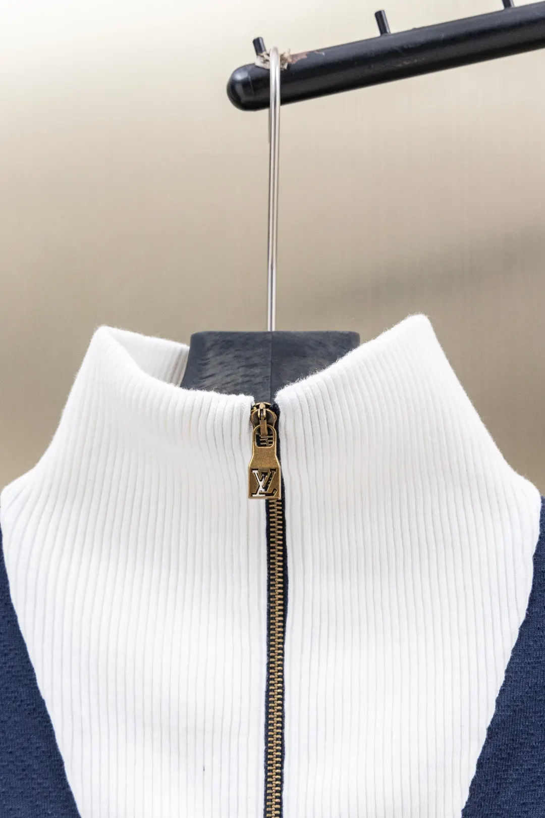 Nautical Knit Zip-Up Cardigan D35023435 — view 3
