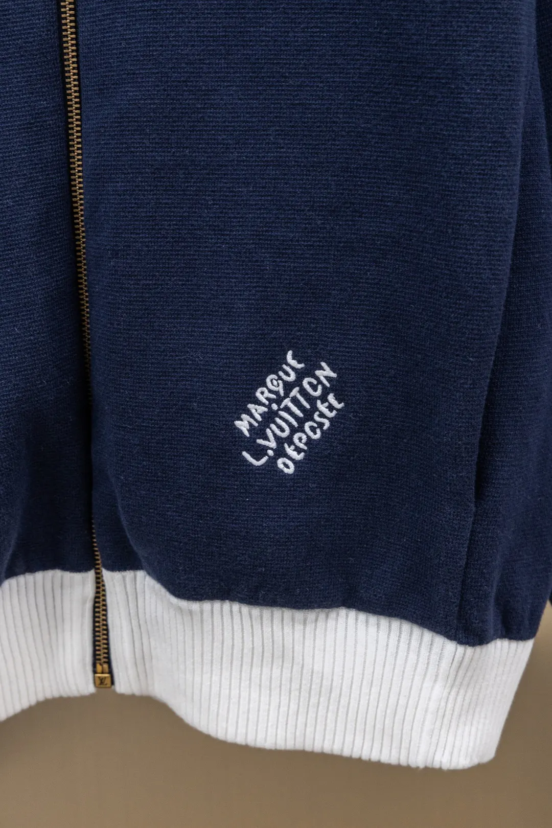 Nautical Knit Zip-Up Cardigan D35023435 — view 8