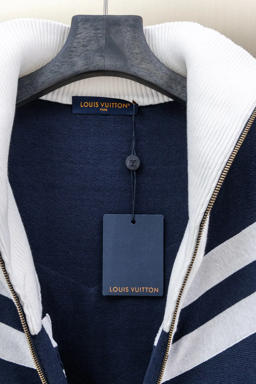 Nautical Knit Zip-Up Cardigan D35023435 — view 10