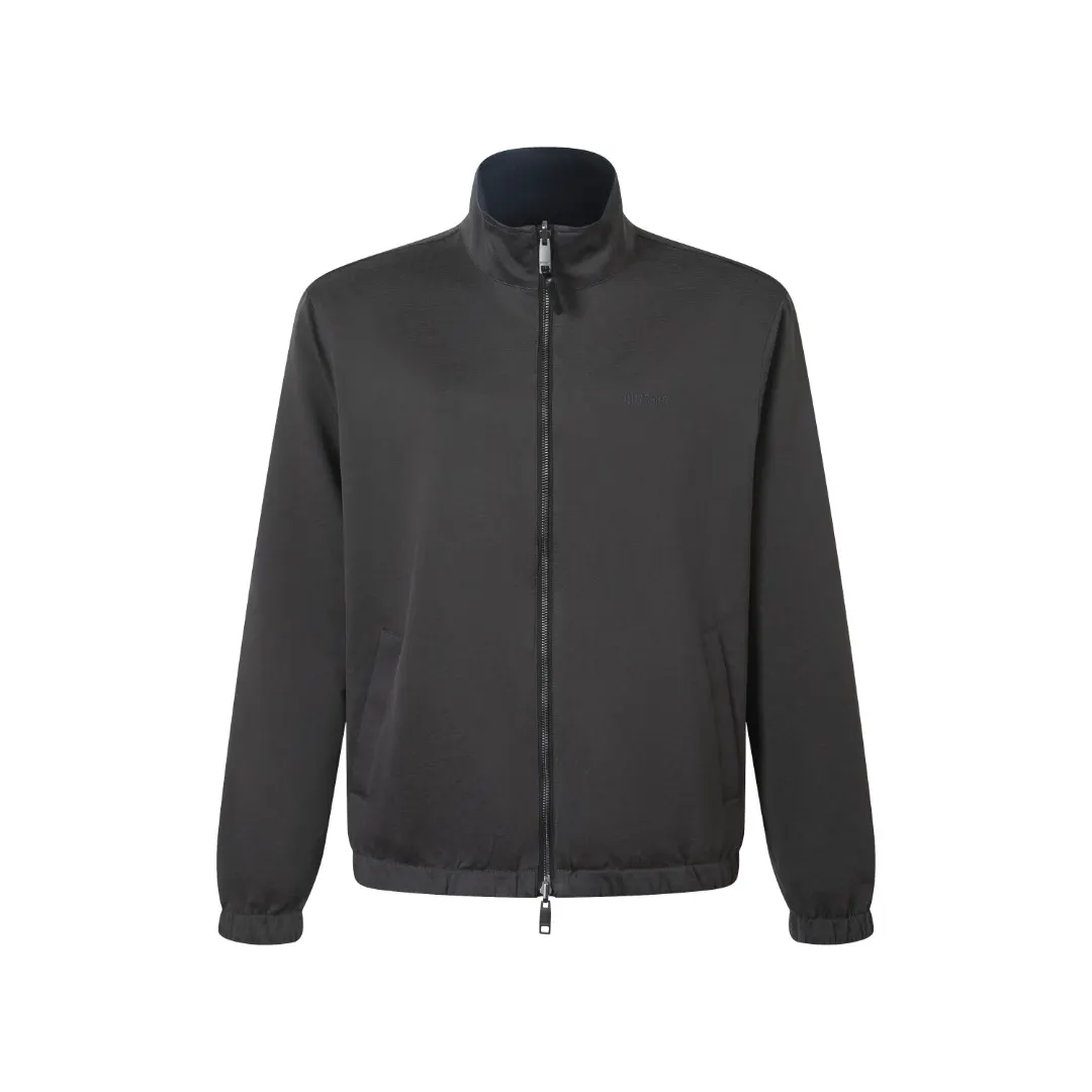 Reversible Logo-Appliqué Funnel-Neck Jacket D35523597