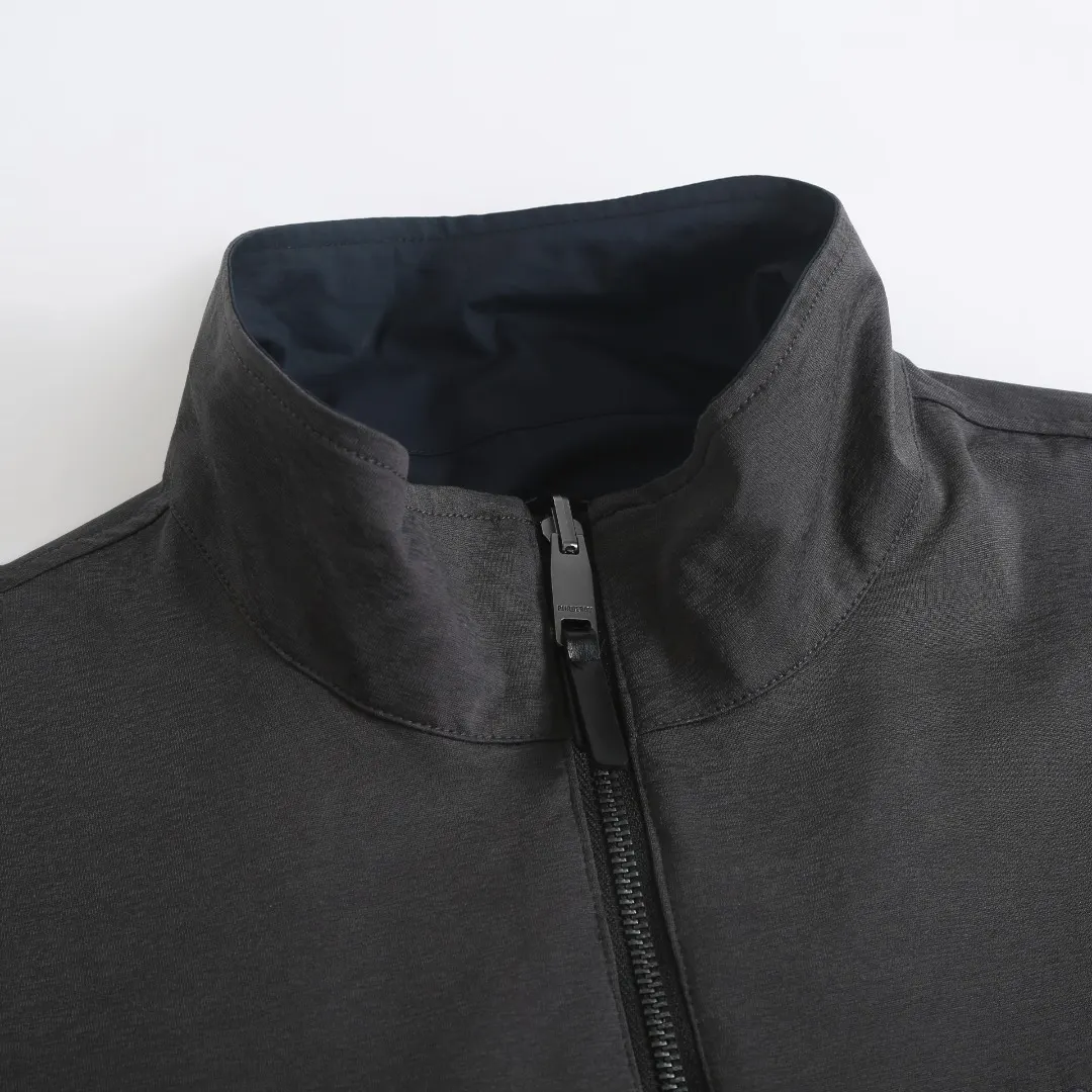 Reversible Logo-Appliqué Funnel-Neck Jacket D35523597 — view 3