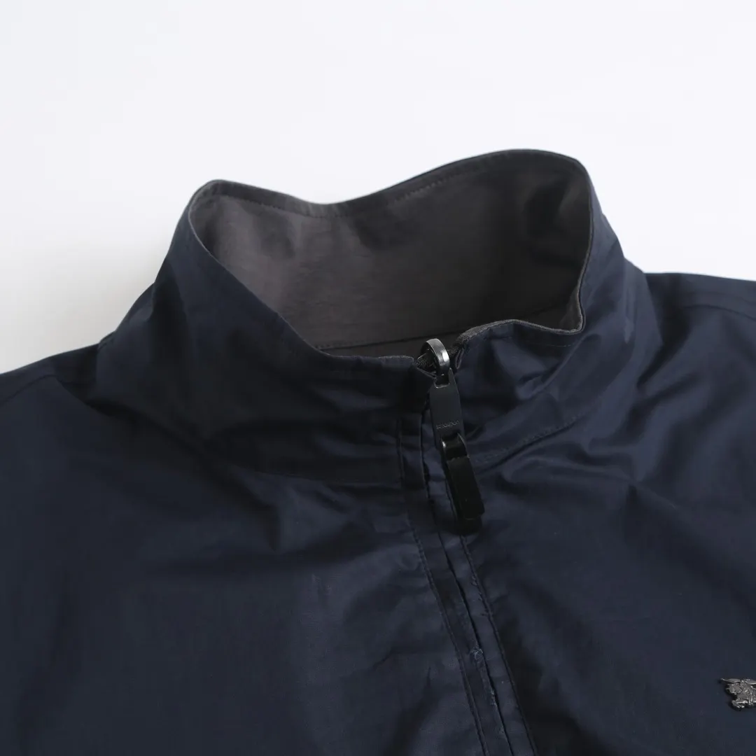 Reversible Logo-Appliqué Funnel-Neck Jacket D35523596 — view 3