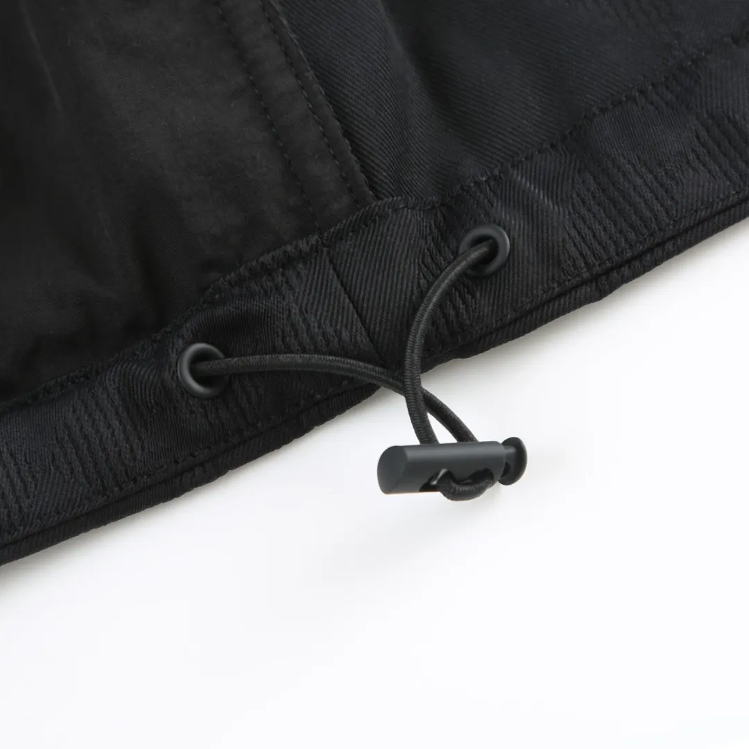 Jacquard Check Hooded Shell Jacket D35523470 — view 5