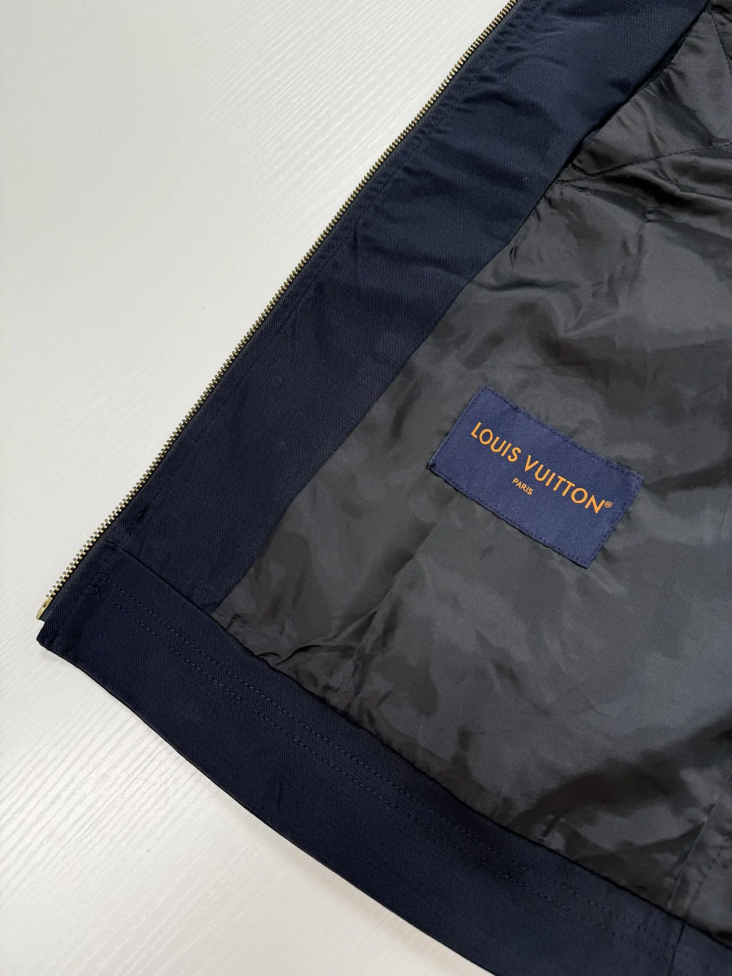 Corduroy Collar Damier Patch Zip-Up Jacket D36019939 — view 10