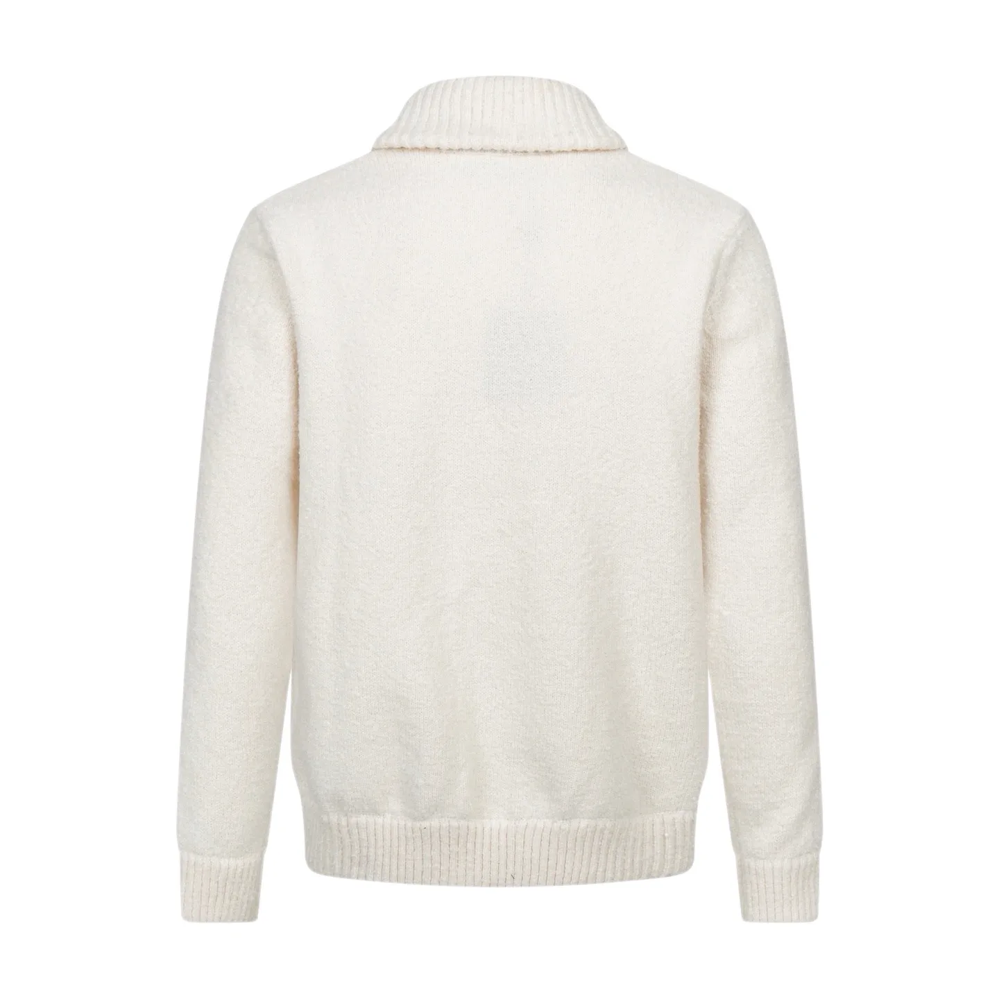 Logo Embroidery Zip-Up Wool Cardigan D36019817 — view 2