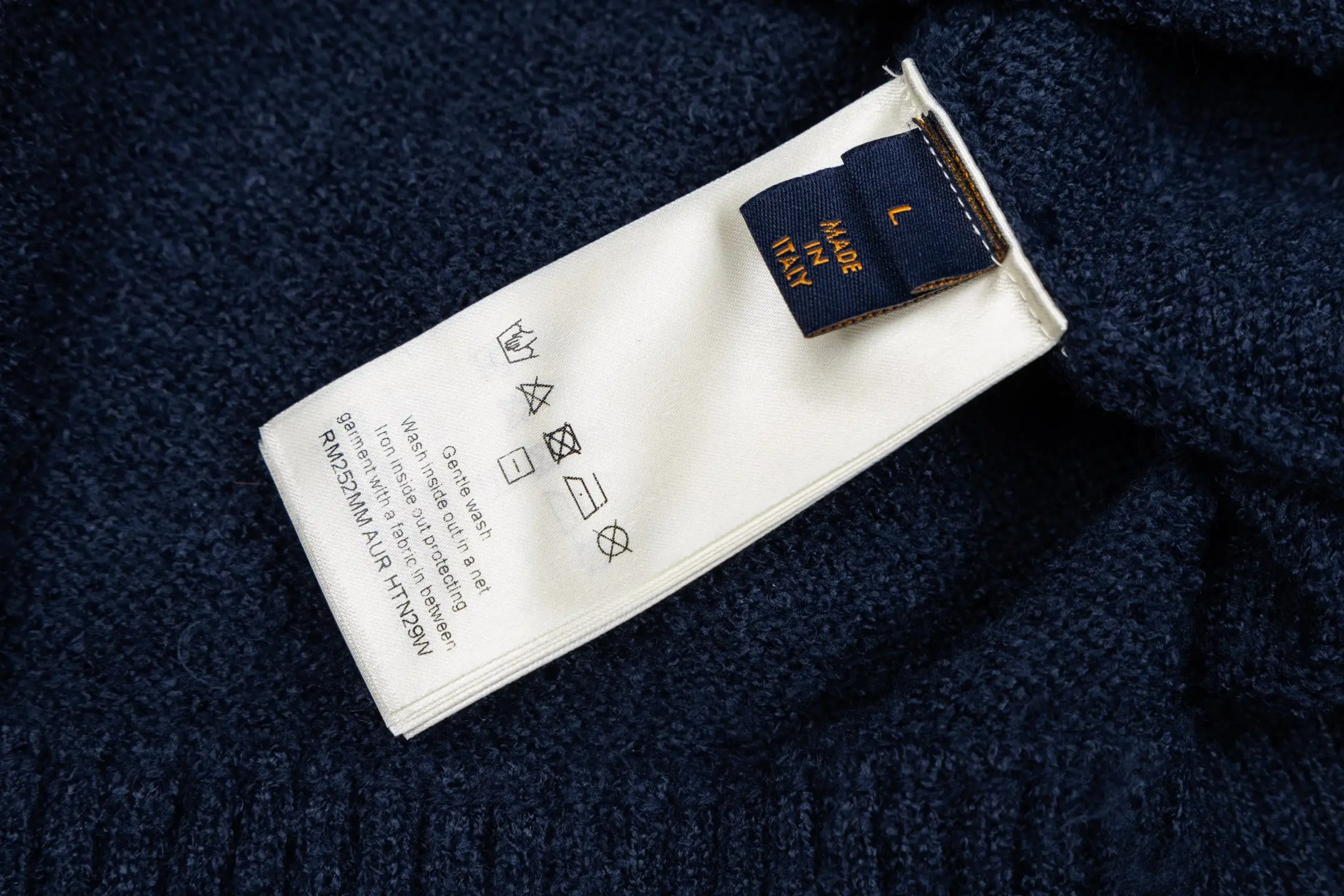 Logo Embroidery Wool Knit Zip-Up Cardigan D36019818 — view 9