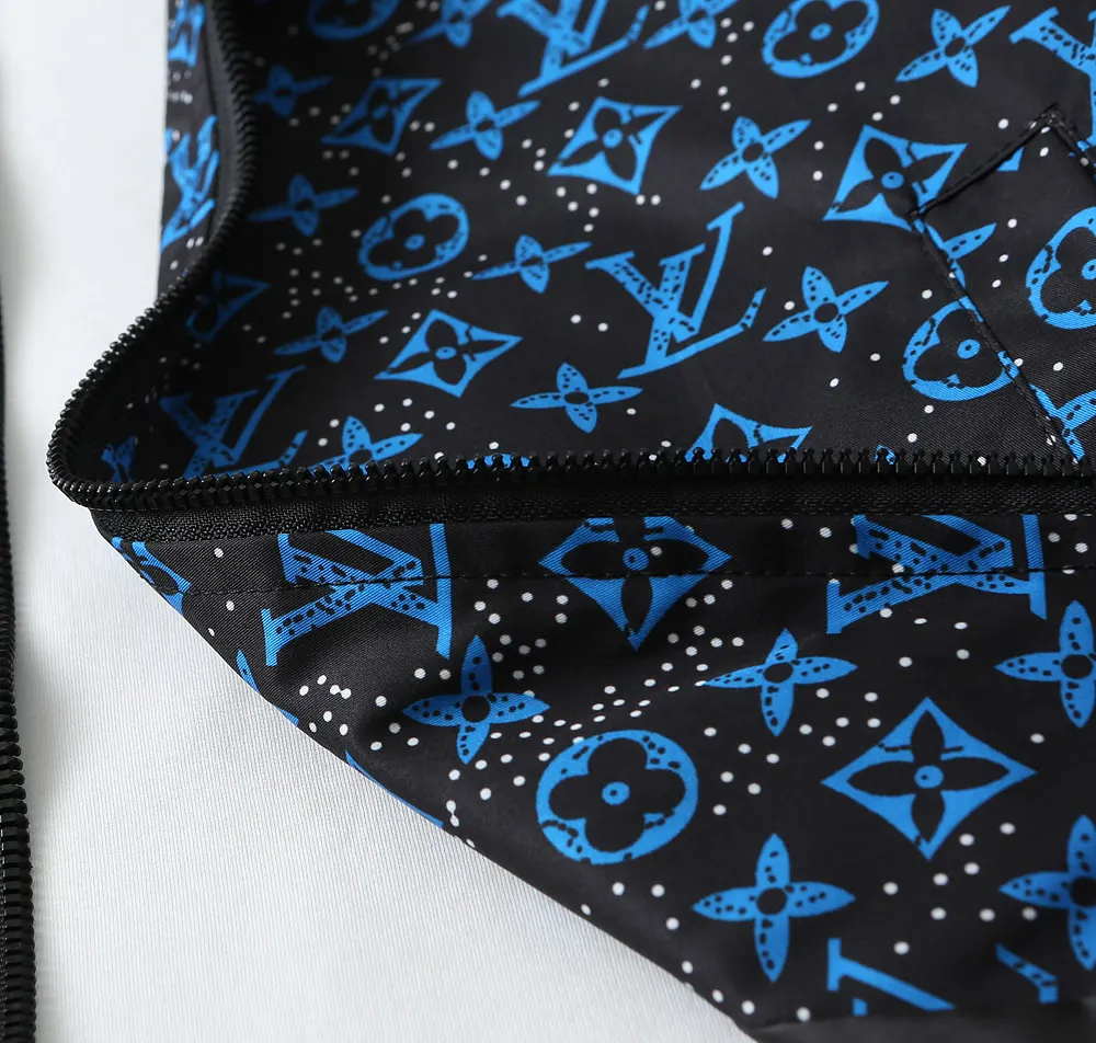Monogram Print Hooded Windbreaker Jacket D36023359 — view 8