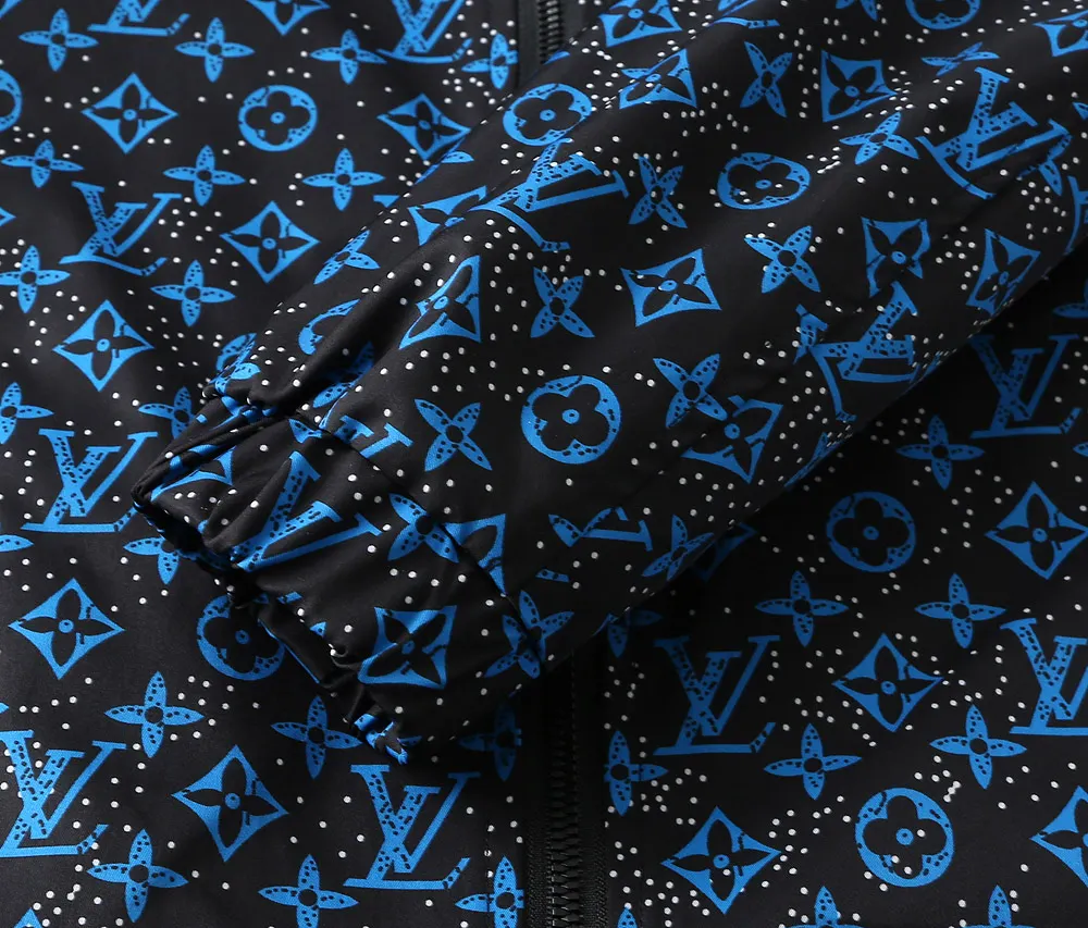 Monogram Print Hooded Windbreaker Jacket D36023359 — view 11