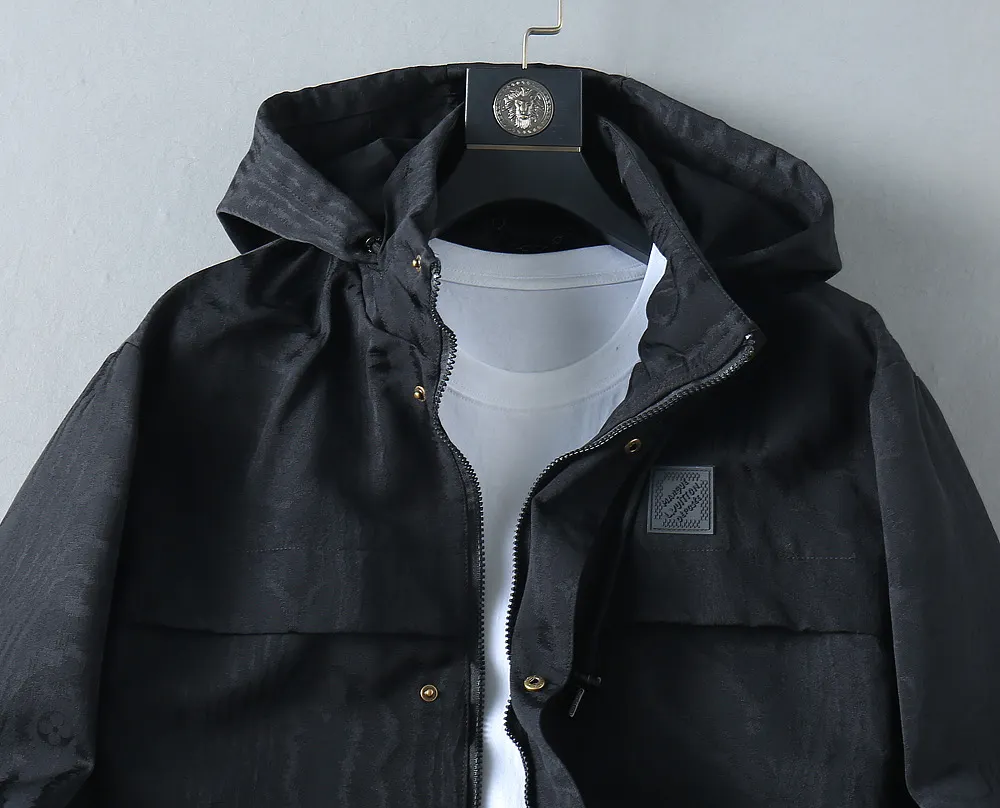 Monogram Jacquard Hooded Windbreaker Jacket D36023338 — view 4