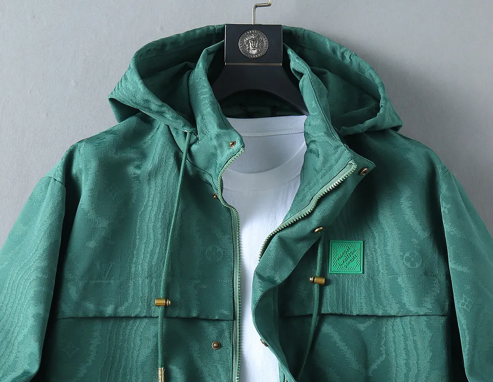 Monogram Jacquard Hooded Windbreaker Jacket D36023339 — view 4