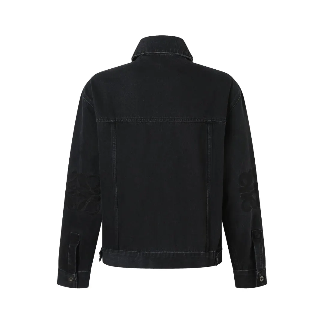 Embroidered Washed Denim Jacket D36023592 — view 2