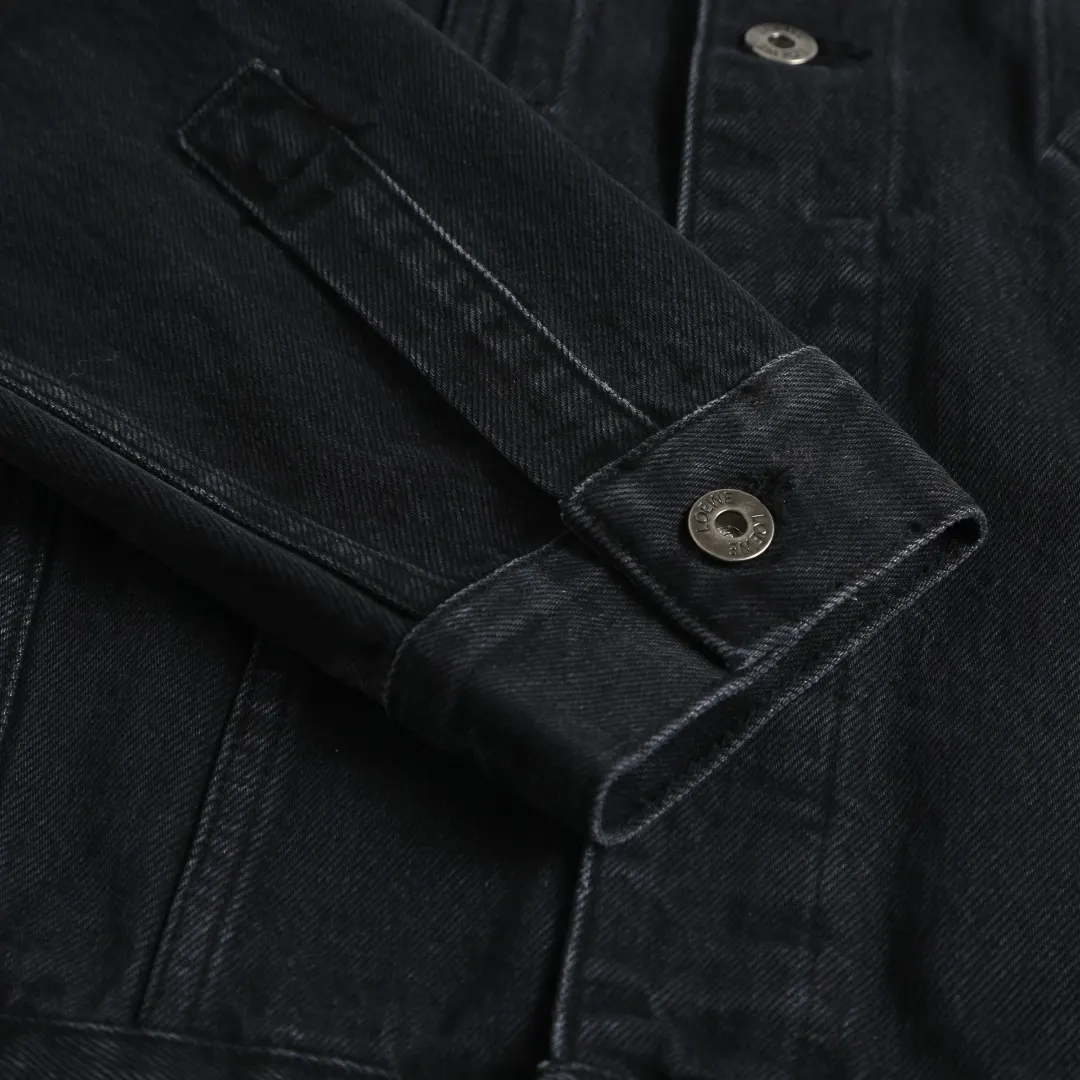 Embroidered Washed Denim Jacket D36023592 — view 6