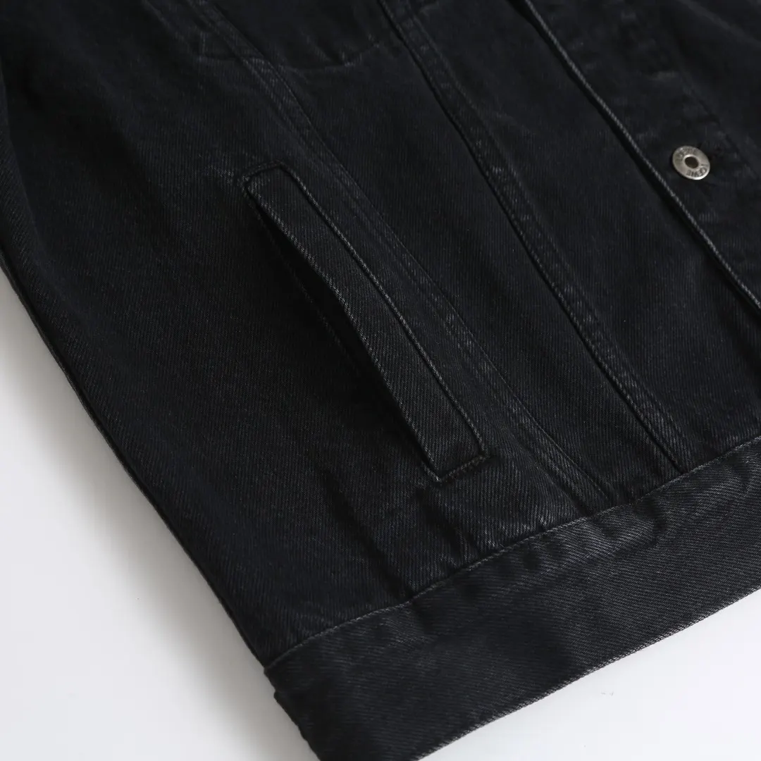 Embroidered Washed Denim Jacket D36023592 — view 7