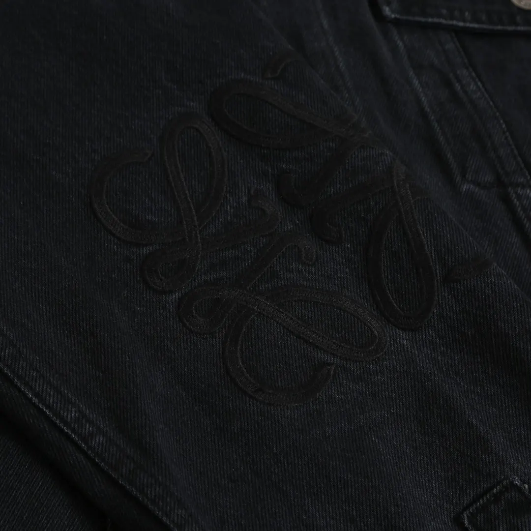 Embroidered Washed Denim Jacket D36023592 — view 10