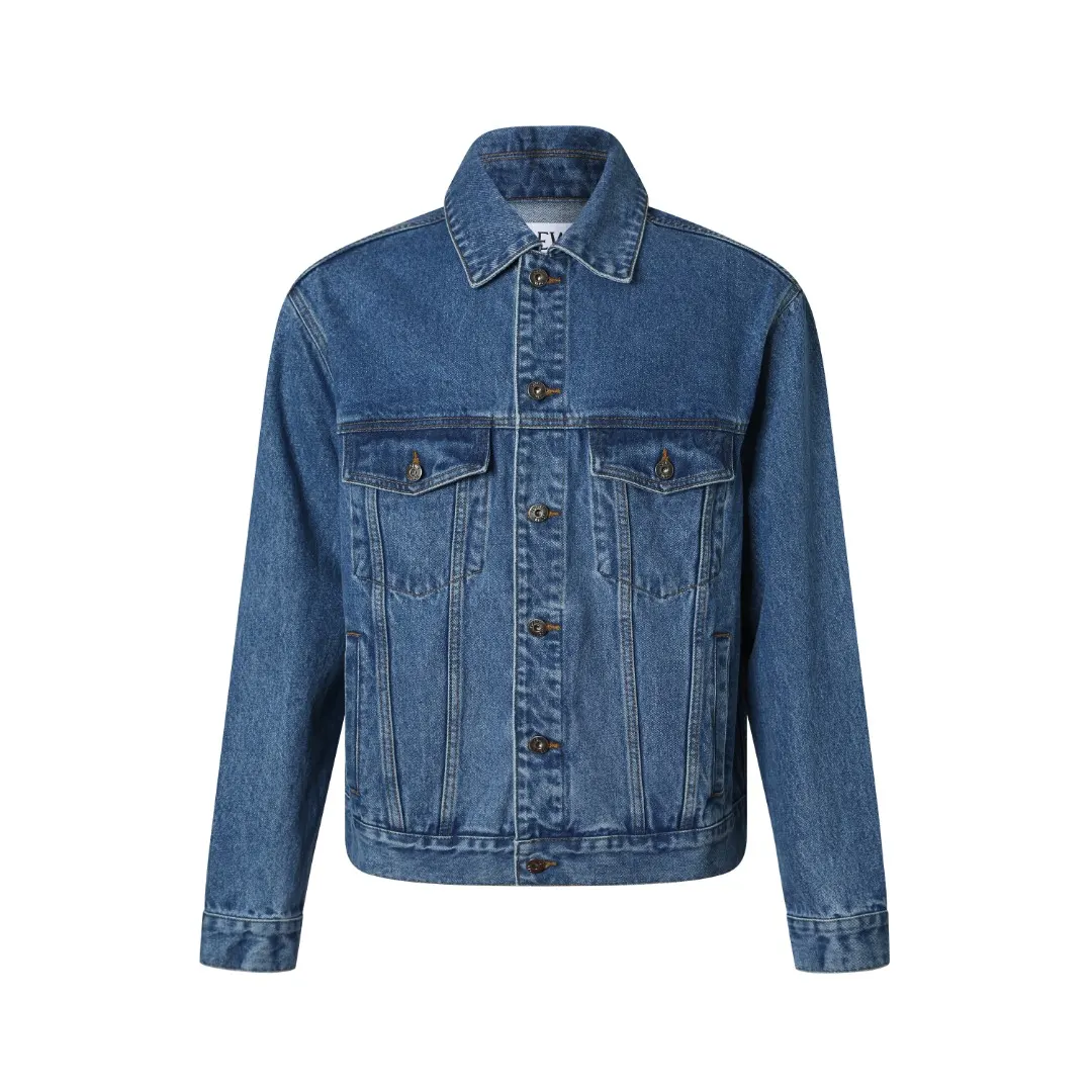 Embroidered Washed Denim Jacket D36023593
