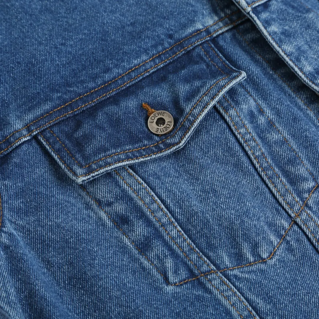 Embroidered Washed Denim Jacket D36023593 — view 5