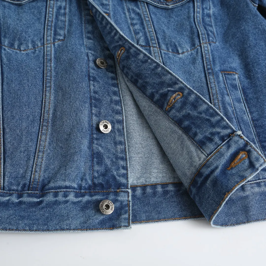 Embroidered Washed Denim Jacket D36023593 — view 6