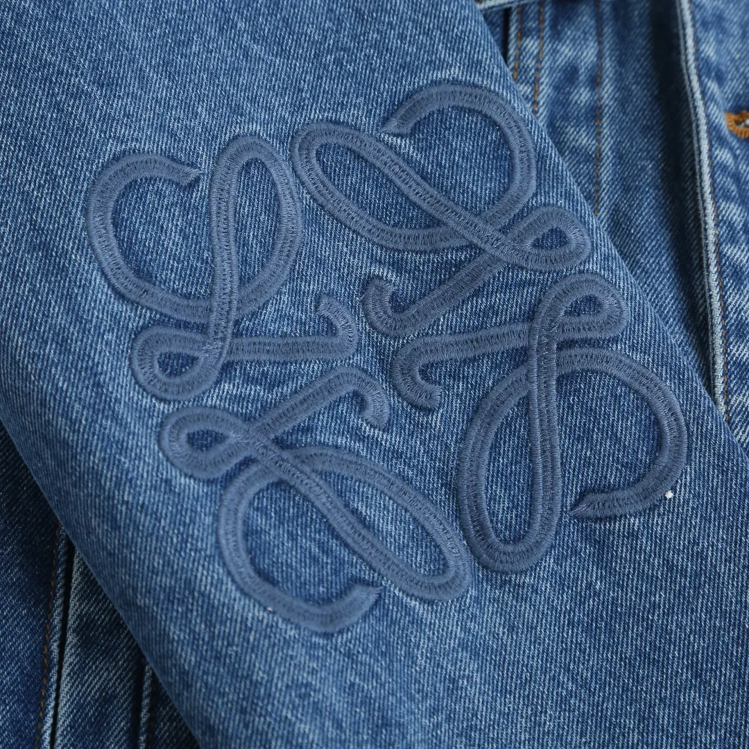 Embroidered Washed Denim Jacket D36023593 — view 8