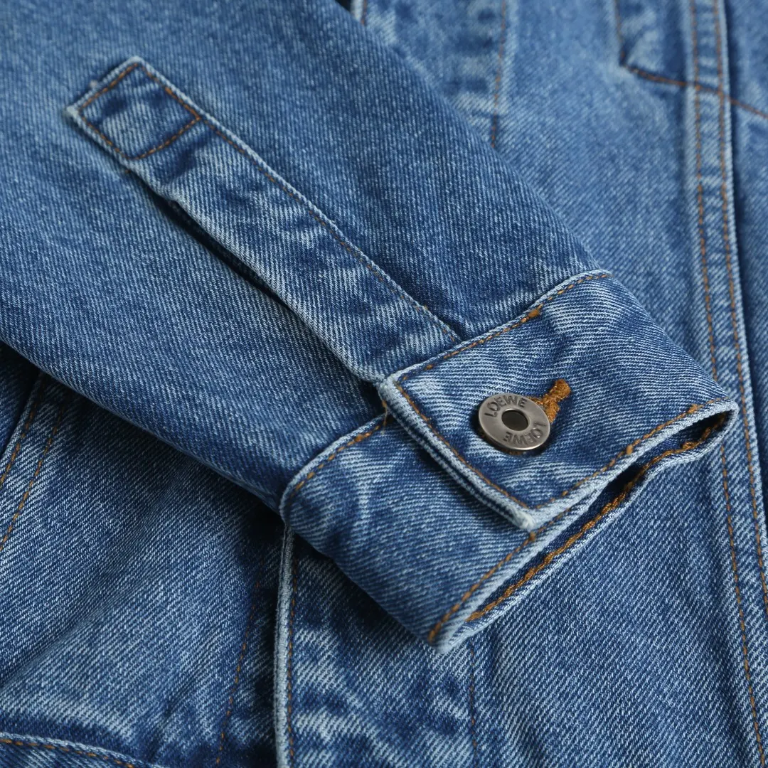 Embroidered Washed Denim Jacket D36023593 — view 9