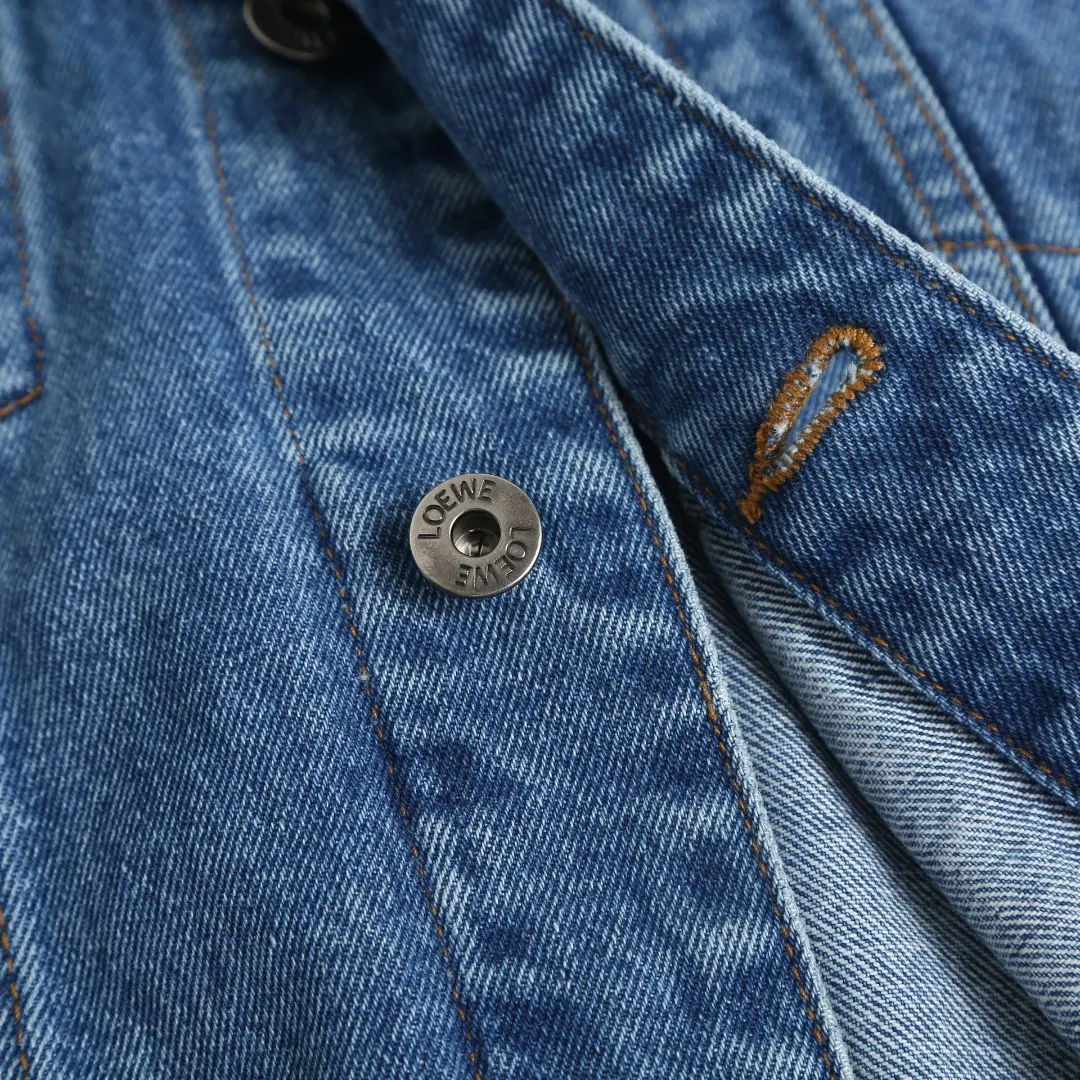 Embroidered Washed Denim Jacket D36023593 — view 10