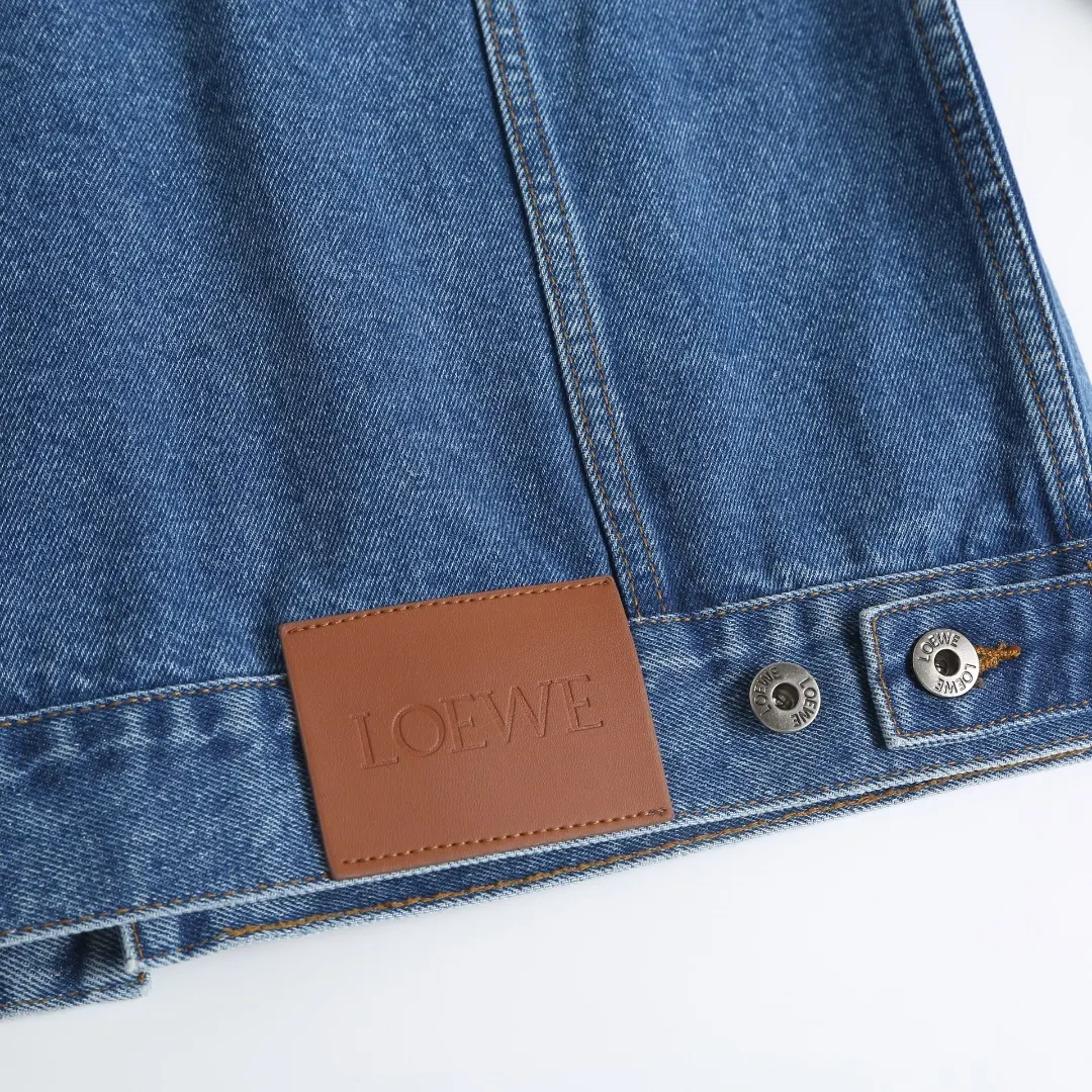 Embroidered Washed Denim Jacket D36023593 — view 11