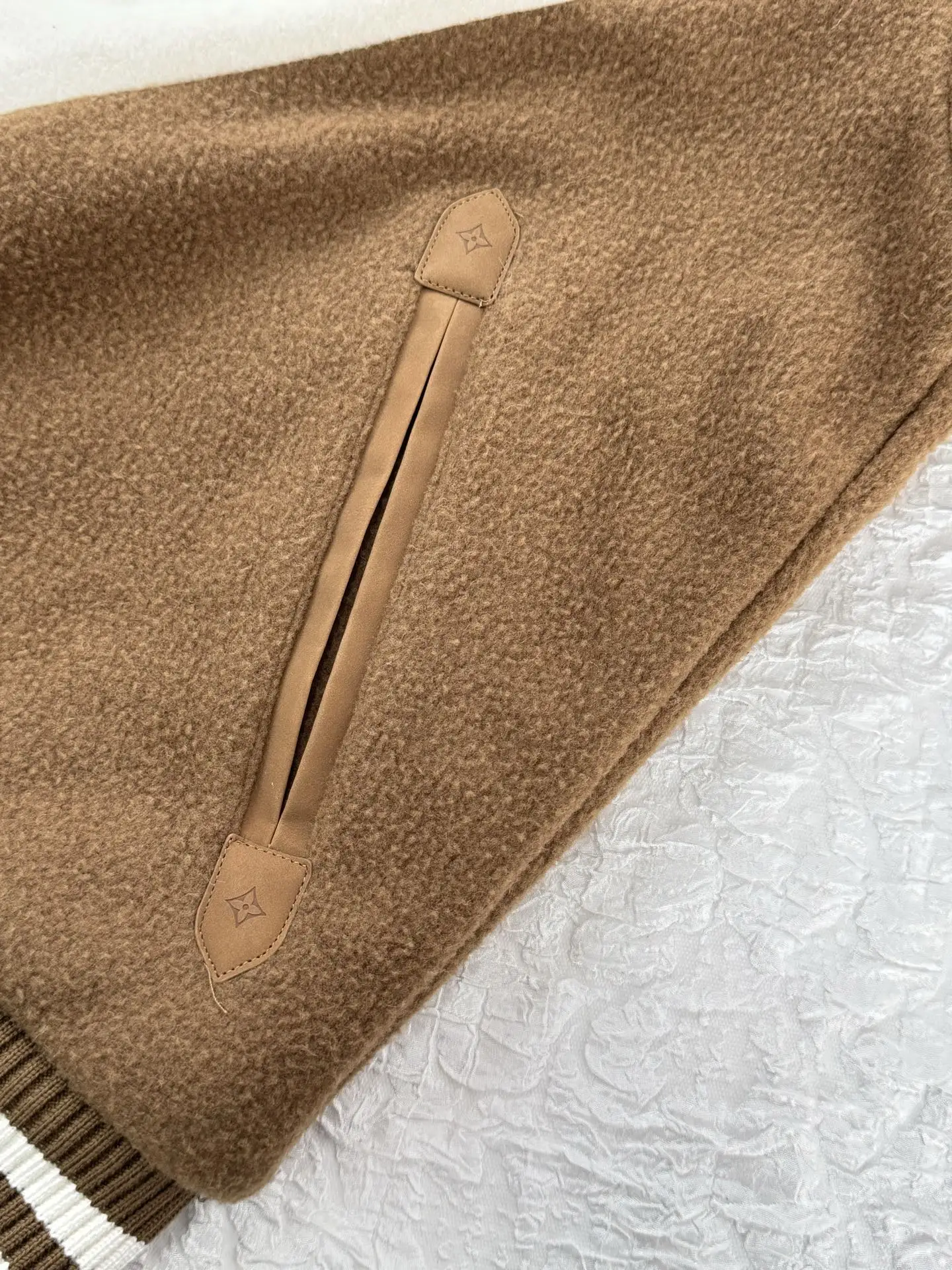 Monogram Fleece Bomber Jacket with Faux Fur Collar D36819954 — view 5