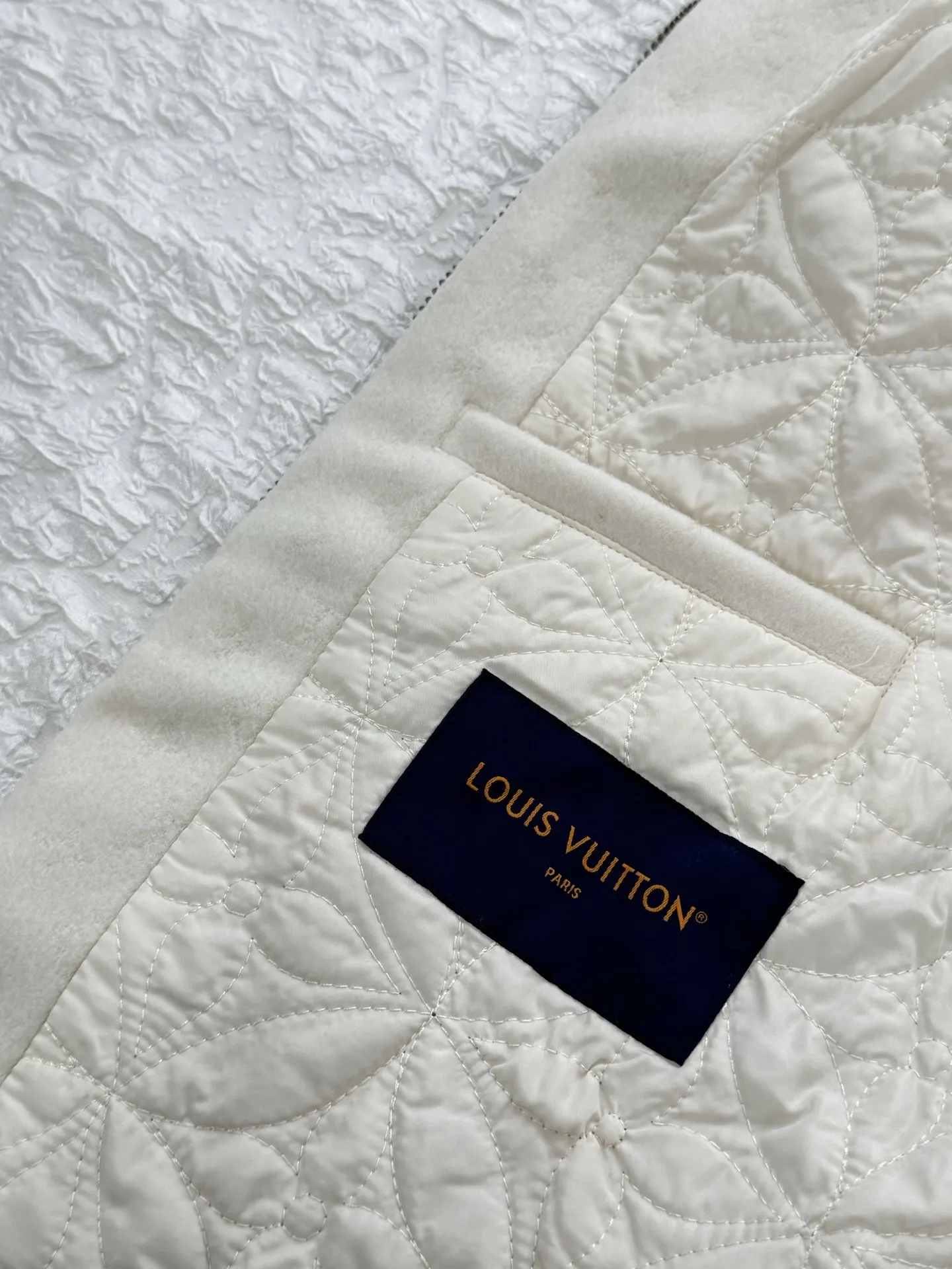 Monogram Fleece Bomber Jacket with Faux Fur Collar D36819954 — view 8