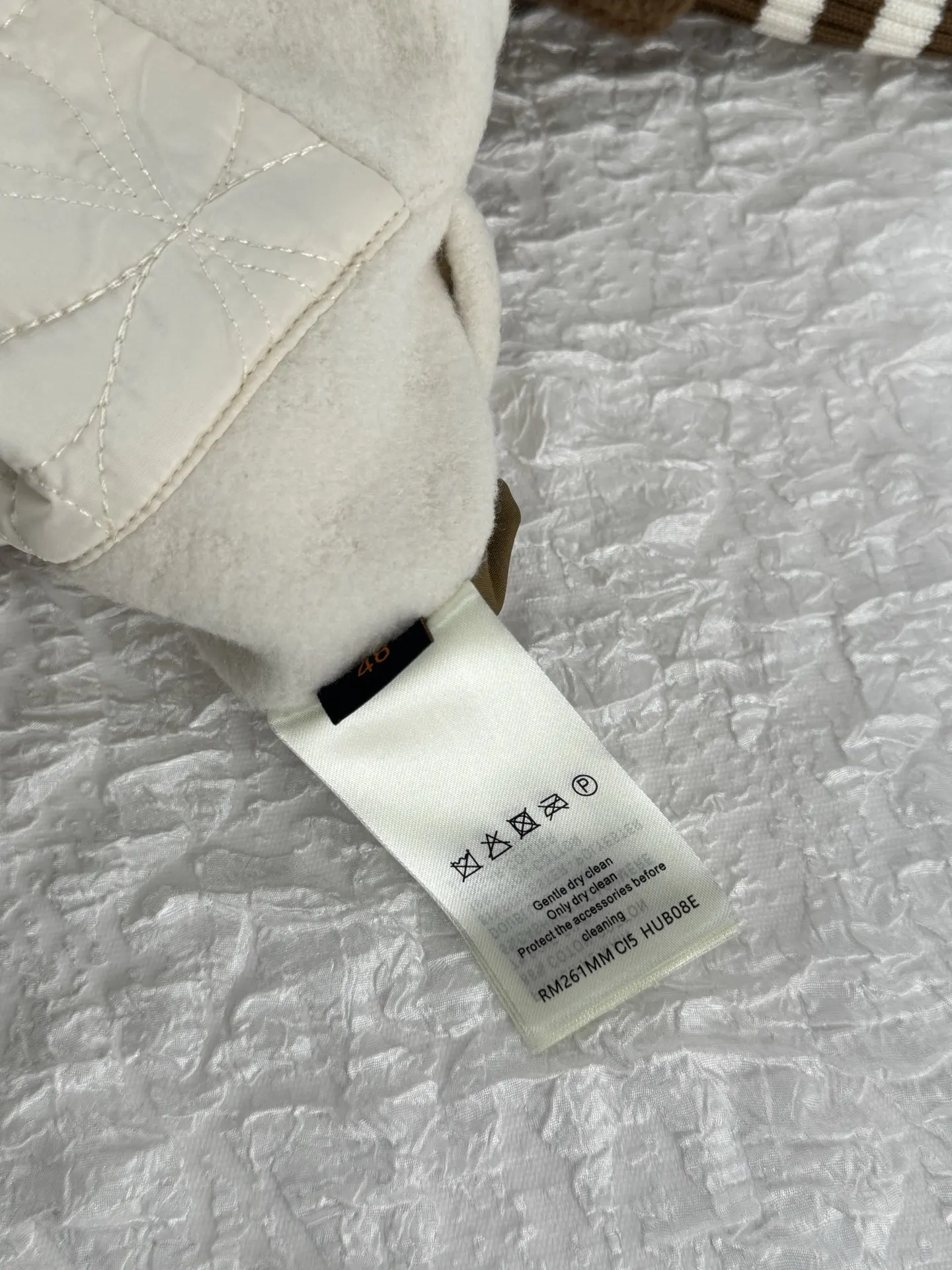 Monogram Fleece Bomber Jacket with Faux Fur Collar D36819954 — view 10