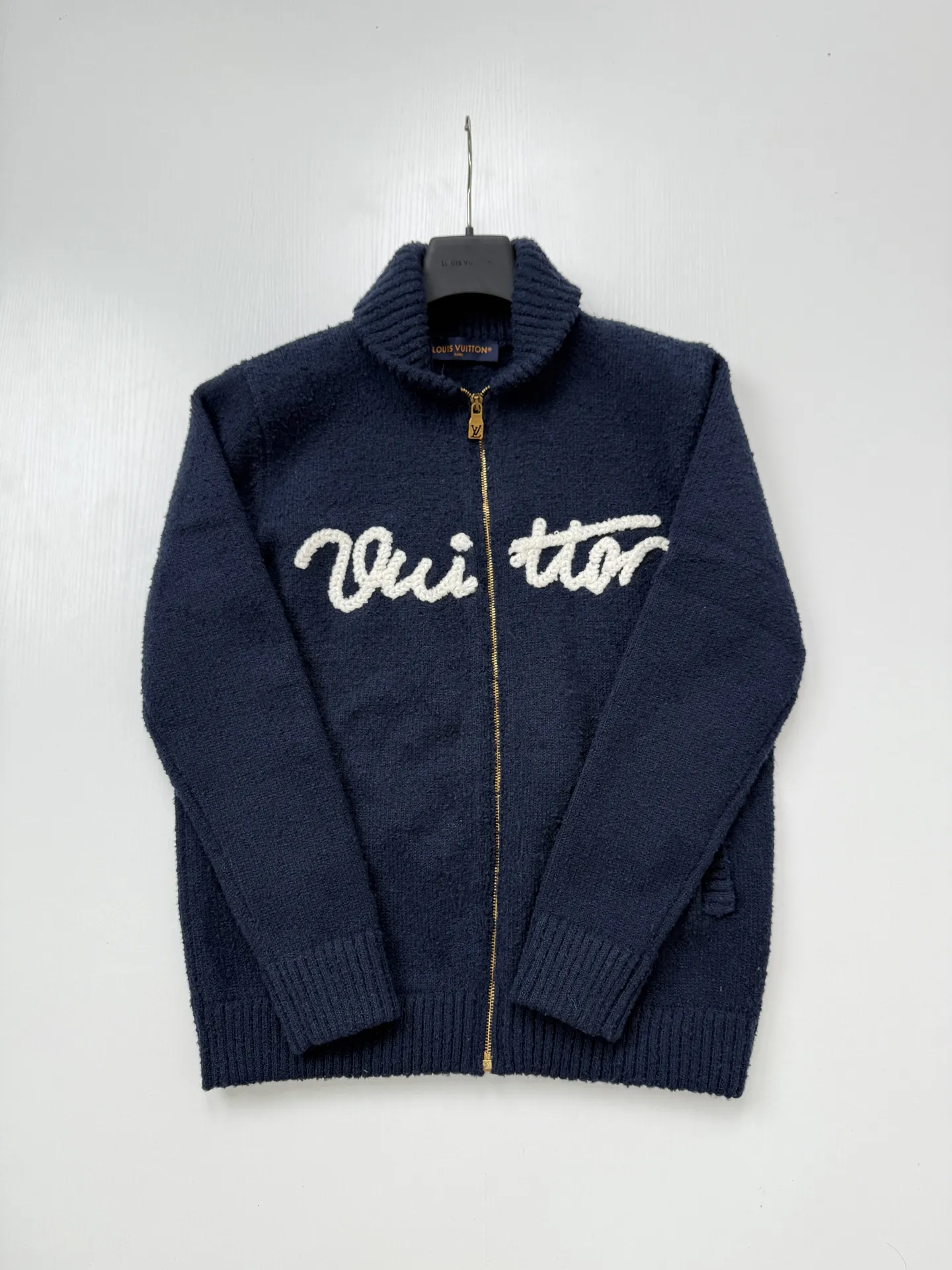 Signature Script Zip-Up Knit Cardigan D37023455 — view 3