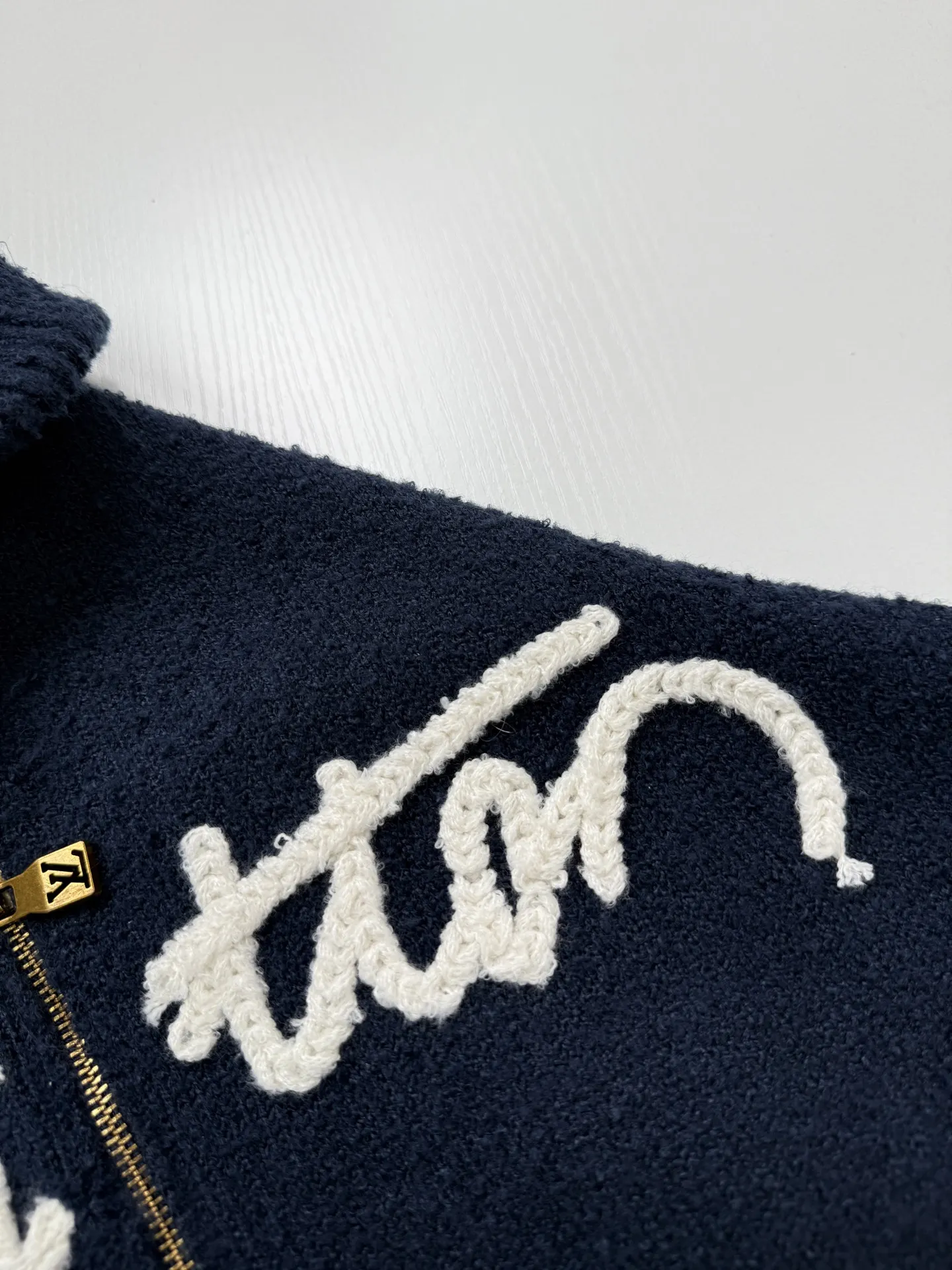 Signature Script Zip-Up Knit Cardigan D37023455 — view 5