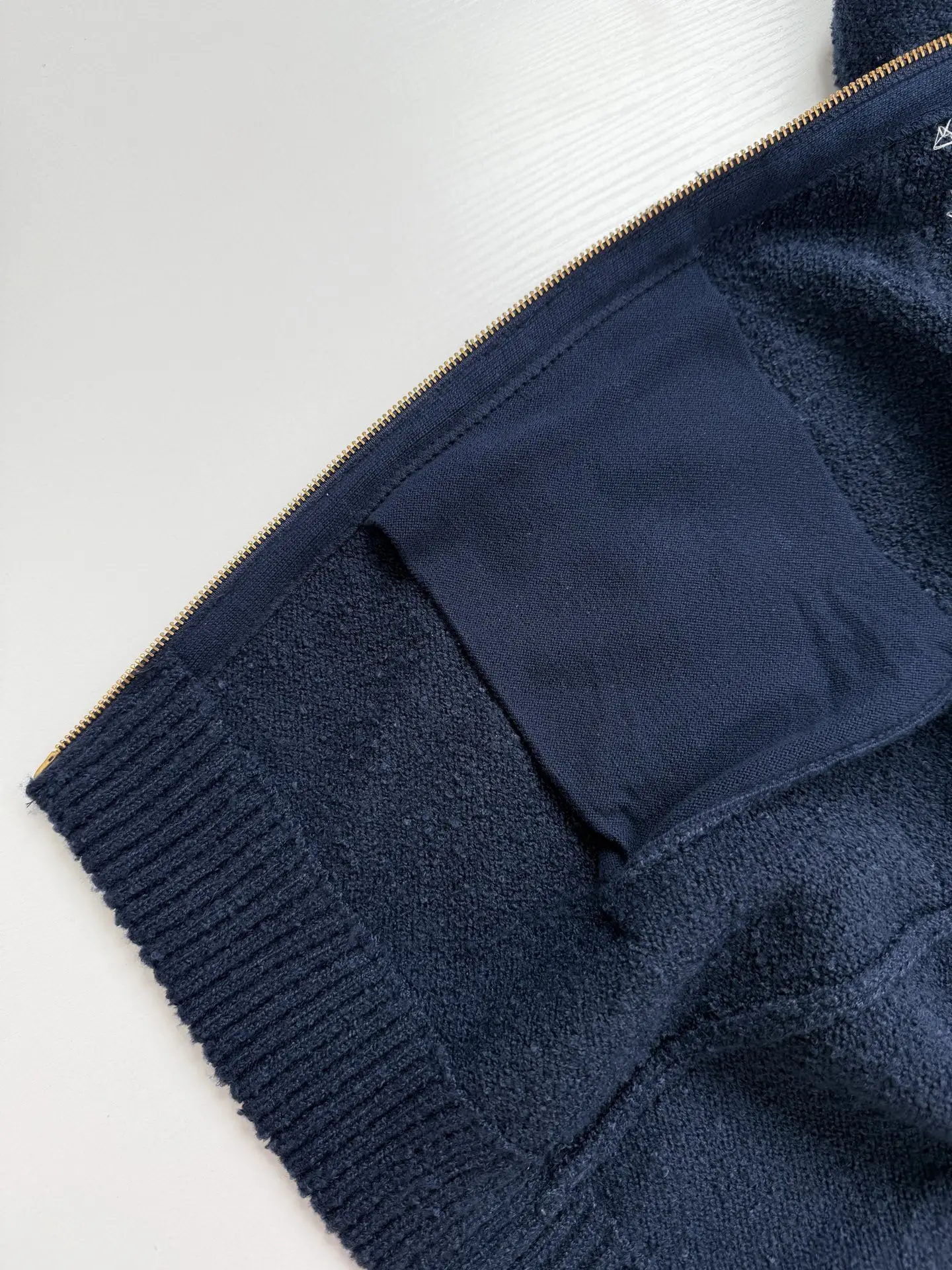 Signature Script Zip-Up Knit Cardigan D37023455 — view 9