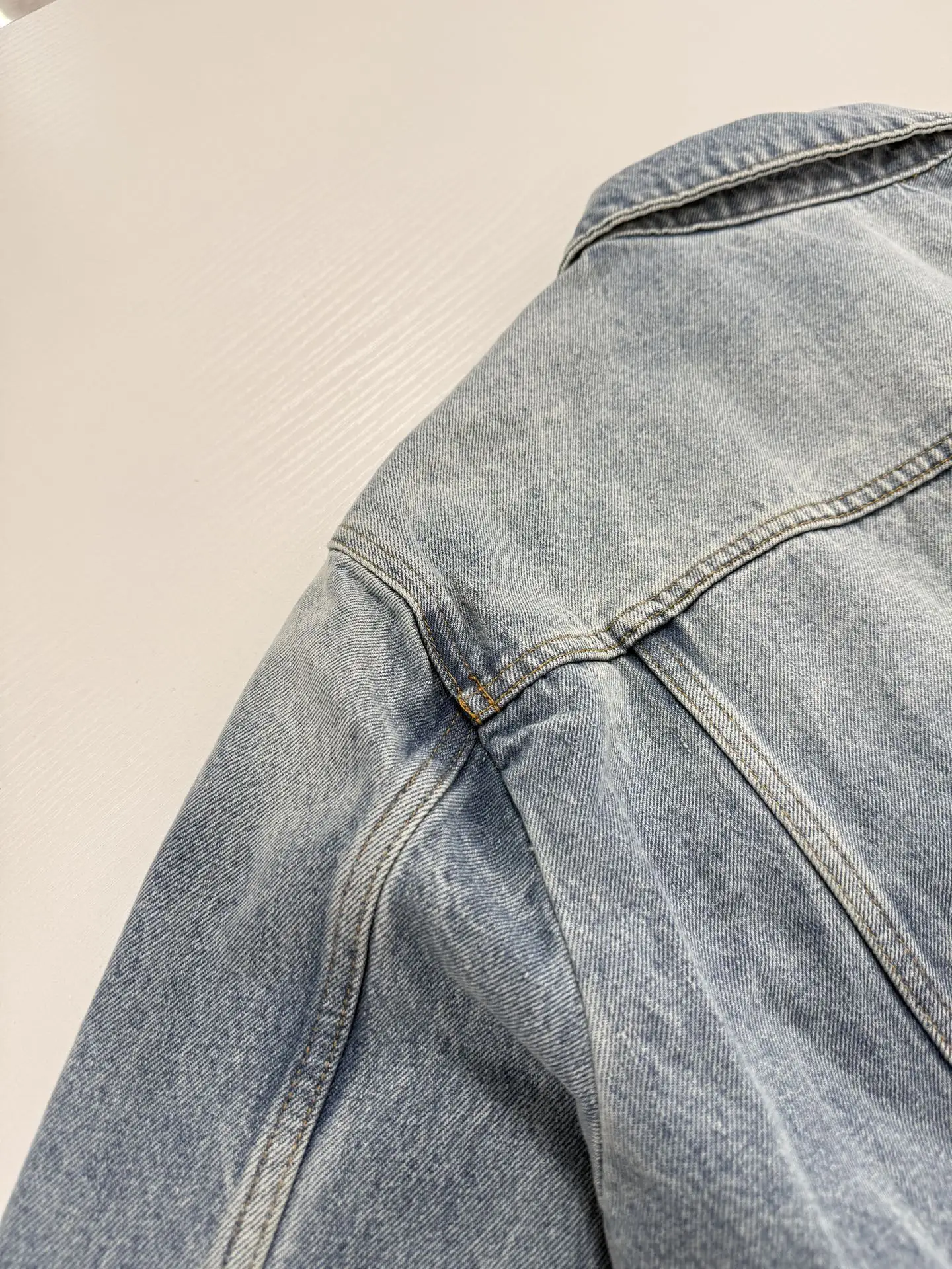 Embellished Badge Denim Trucker Jacket D37019927 — view 14