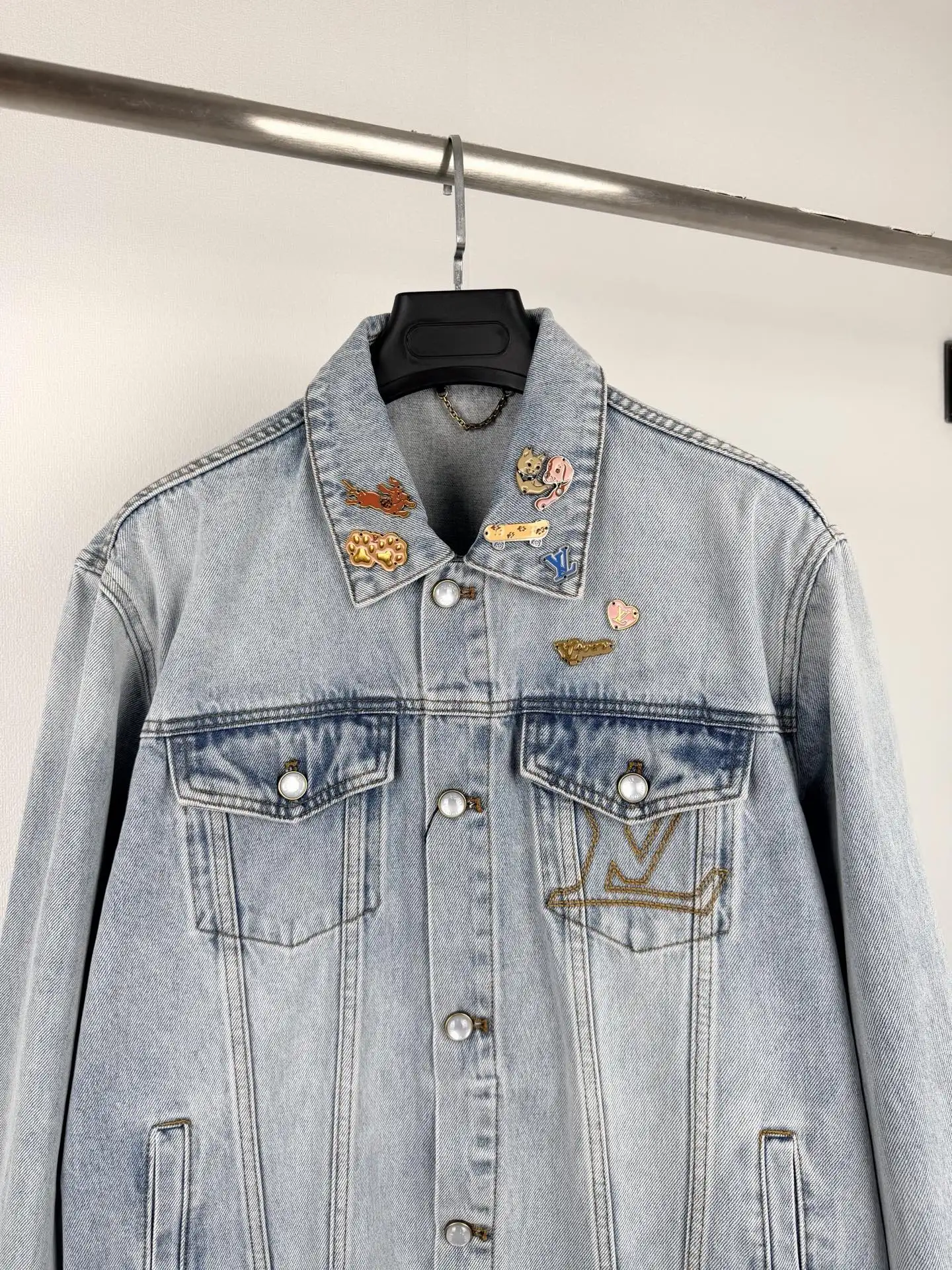 Embellished Skater Denim Jacket D37020100 — view 2