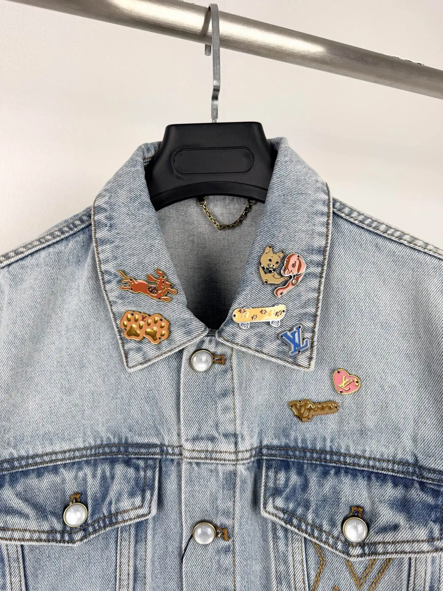 Embellished Skater Denim Jacket D37020100 — view 5