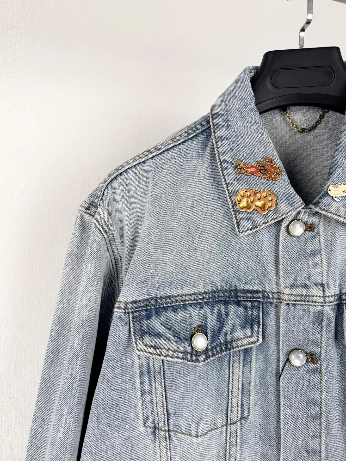 Embellished Skater Denim Jacket D37020100 — view 6