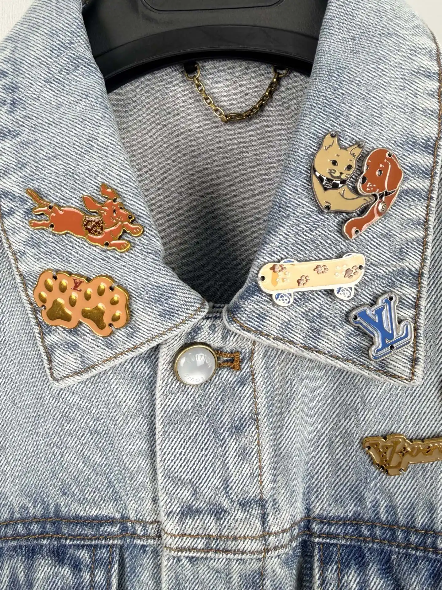 Embellished Skater Denim Jacket D37020100 — view 7
