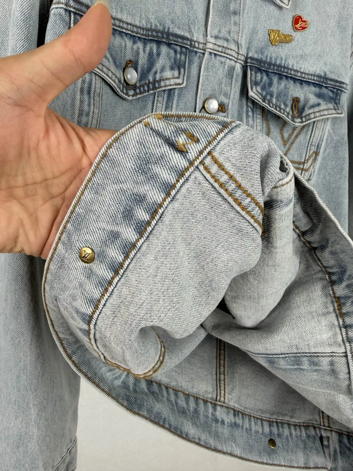 Embellished Skater Denim Jacket D37020100 — view 11