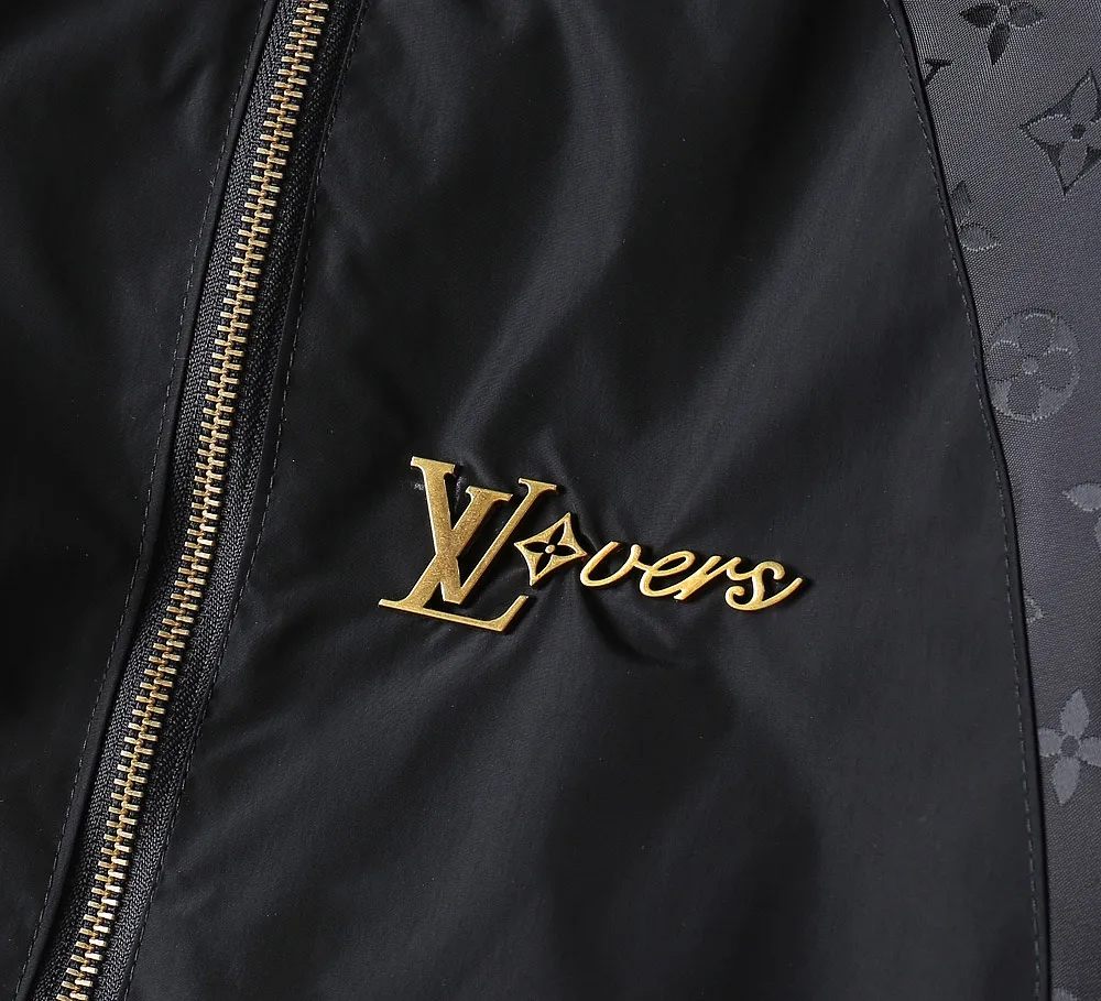 Monogram Panel Hooded Windbreaker Jacket D37023356 — view 6