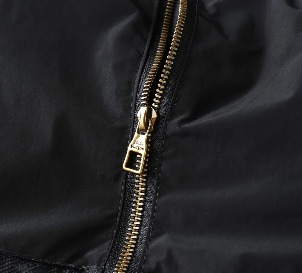 Monogram Panel Hooded Windbreaker Jacket D37023356 — view 7