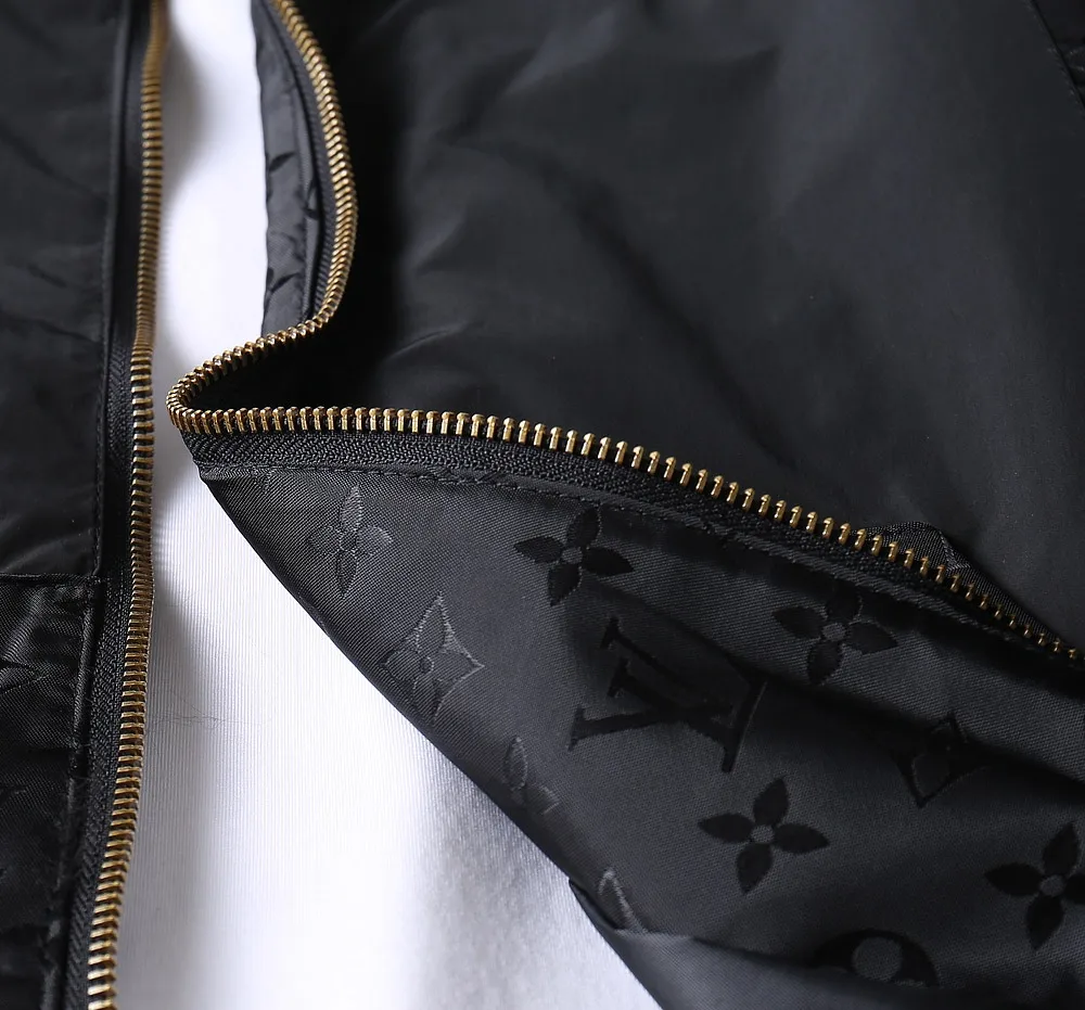 Monogram Panel Hooded Windbreaker Jacket D37023356 — view 11