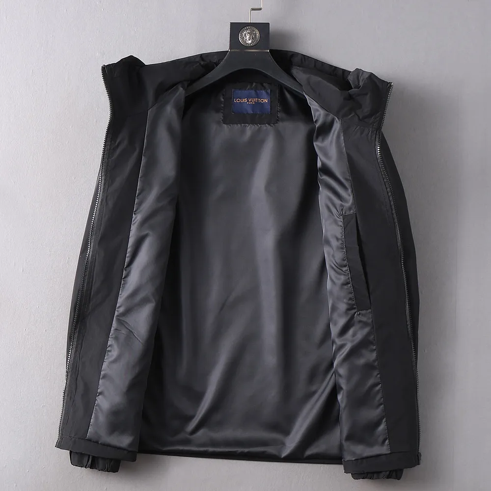 Monogram Panel Hooded Windbreaker Jacket D37023357 — view 4