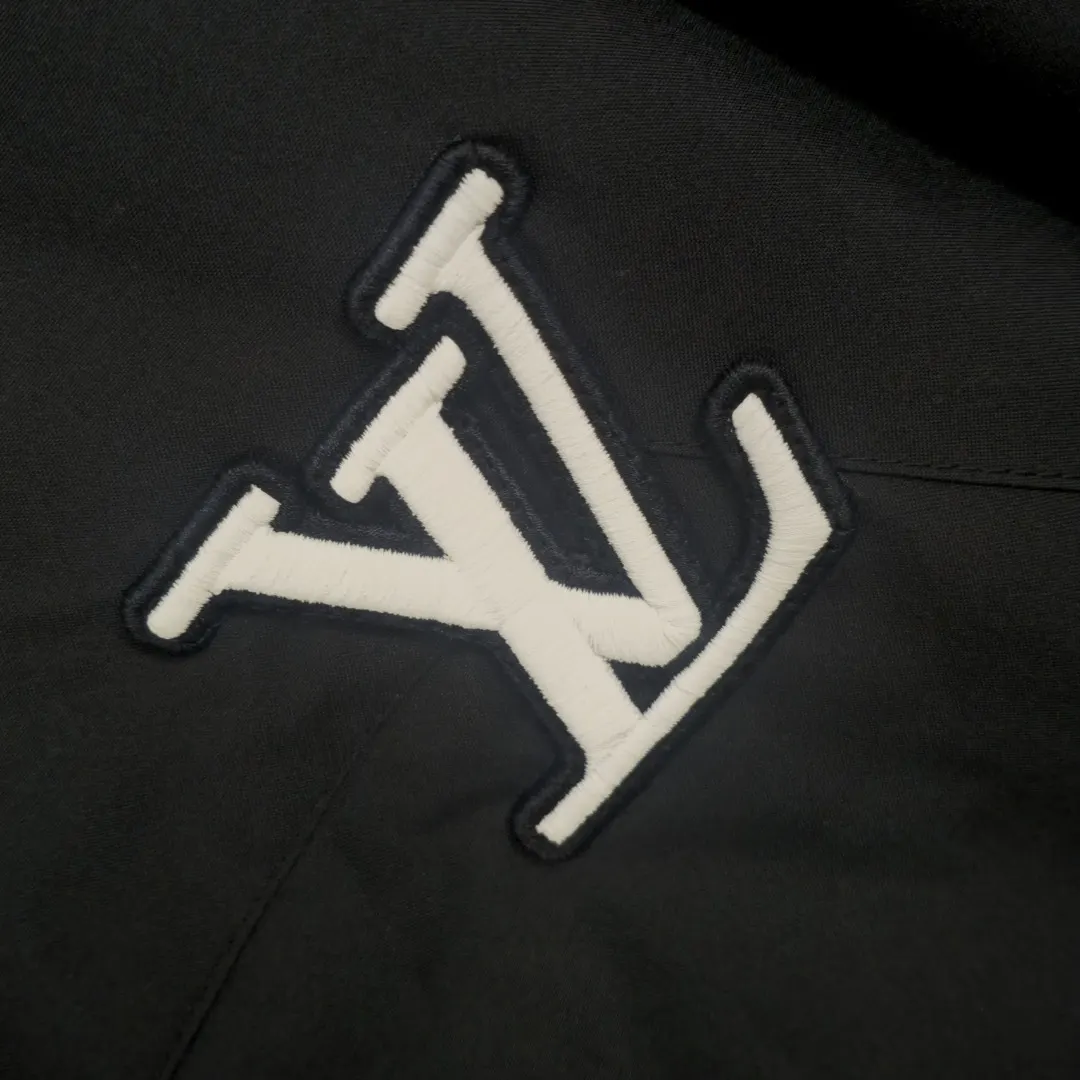 Embroidered Logo Nylon Varsity Jacket D37523300 — view 5