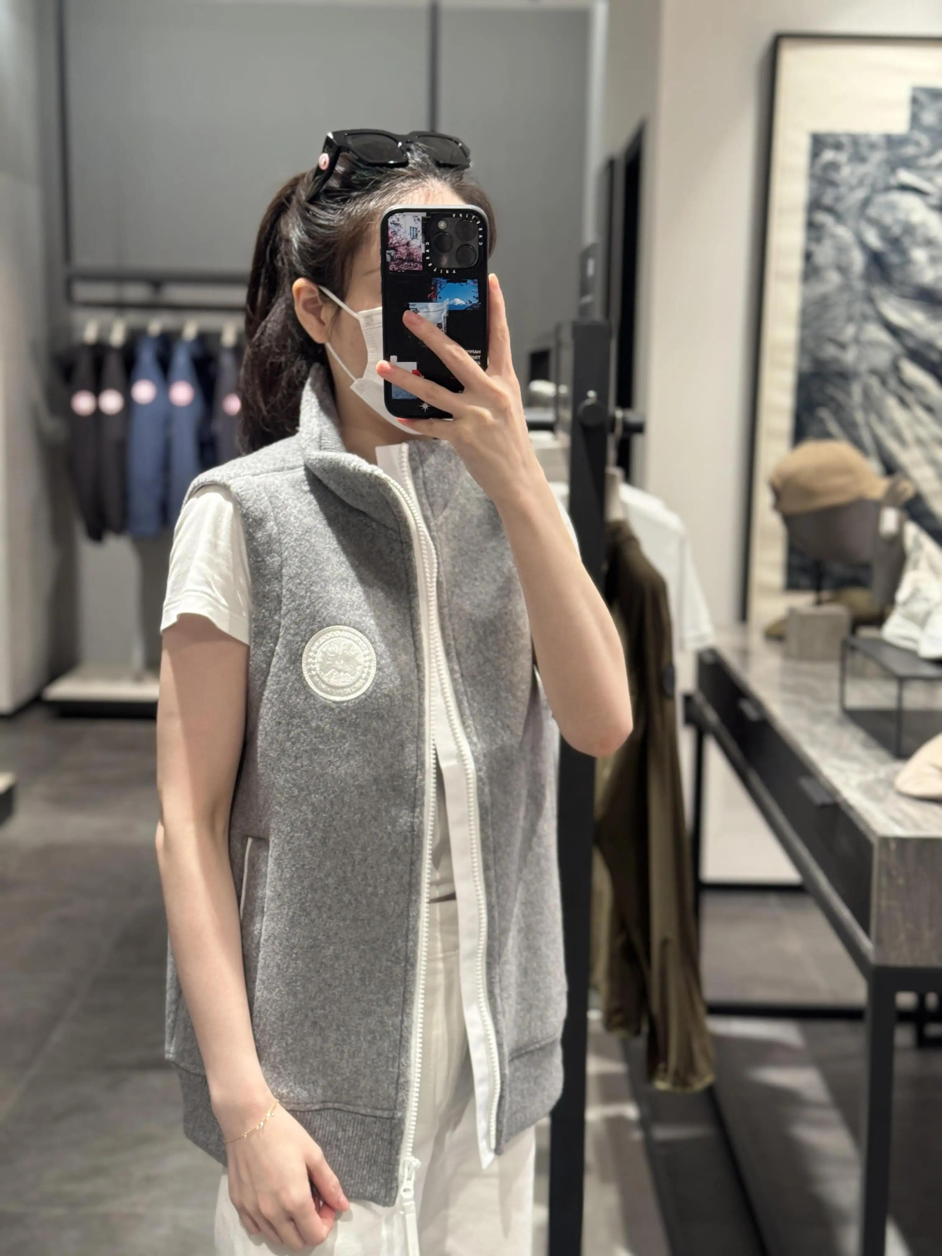 Mersey Fleece Gilet with White Label Logo D38022774 — view 7