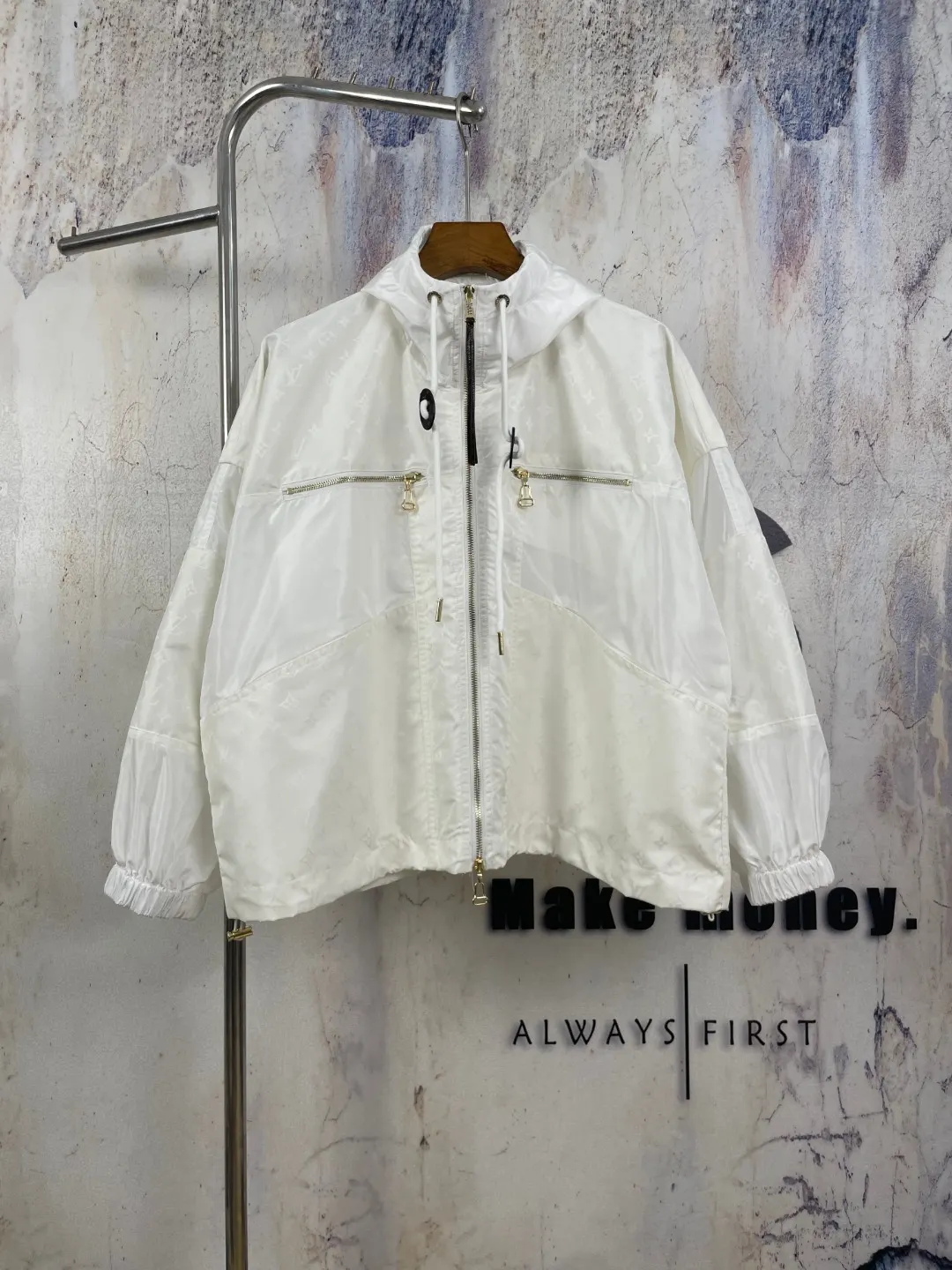 Monogram Jacquard Hooded Windbreaker D38023294