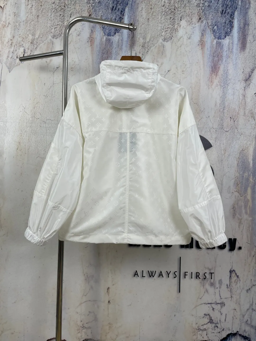 Monogram Jacquard Hooded Windbreaker D38023294 — view 2